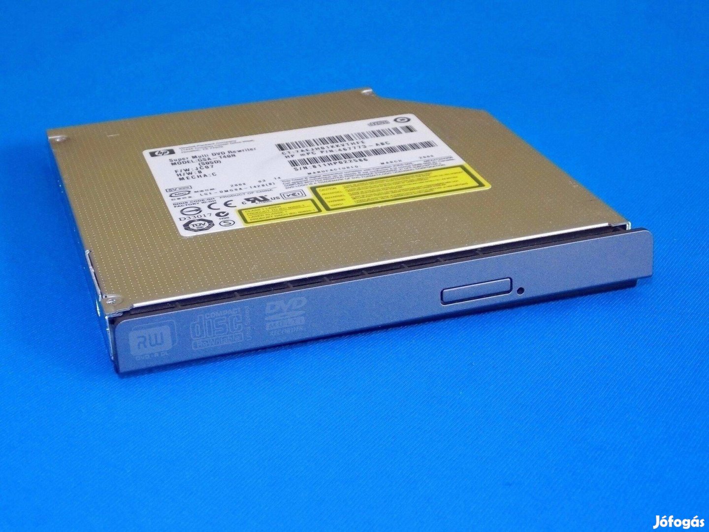 LG GSA-T40N CD-DVD író, Dual Layer RW notebook-ba laptopba