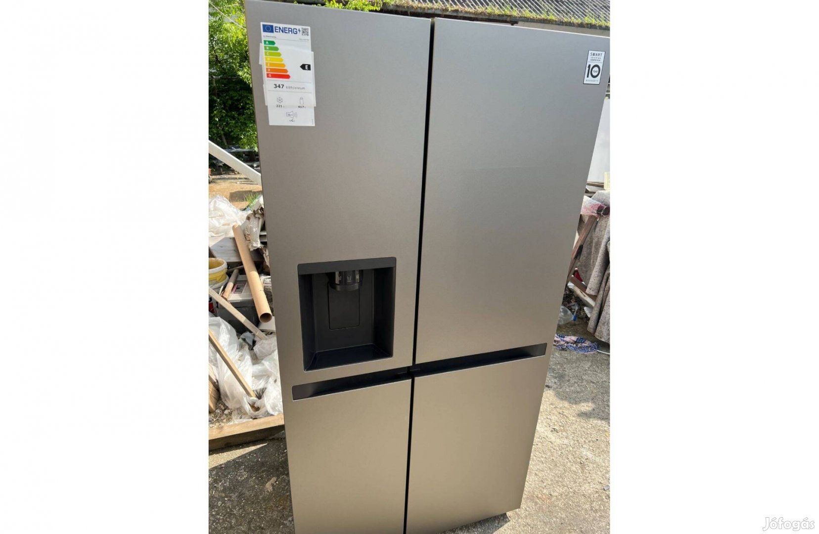 LG Gslc40Pype, 638 literes, vízhálózatra köthető hűtő, 437e.ft helyett