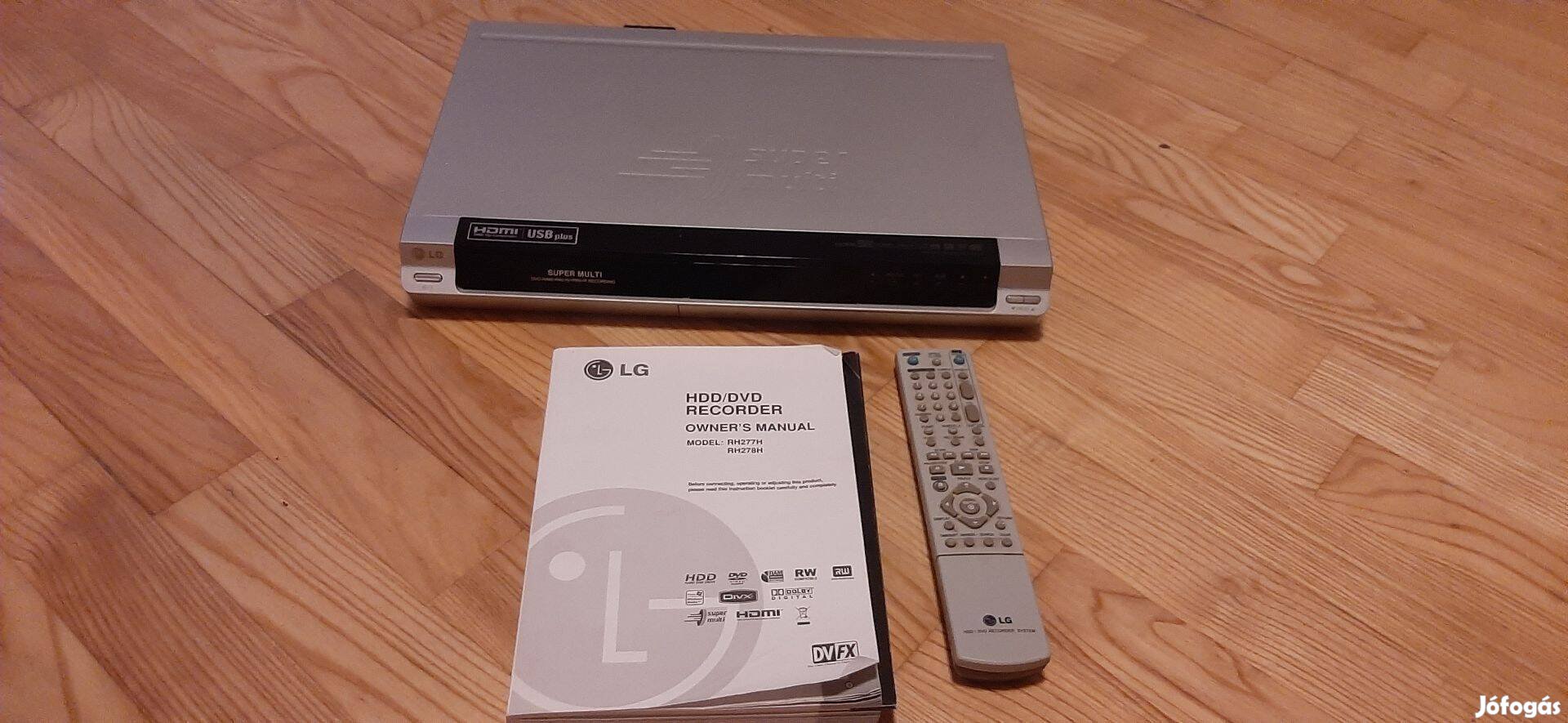 LG HDD/DVD RH277H Recorder eladó