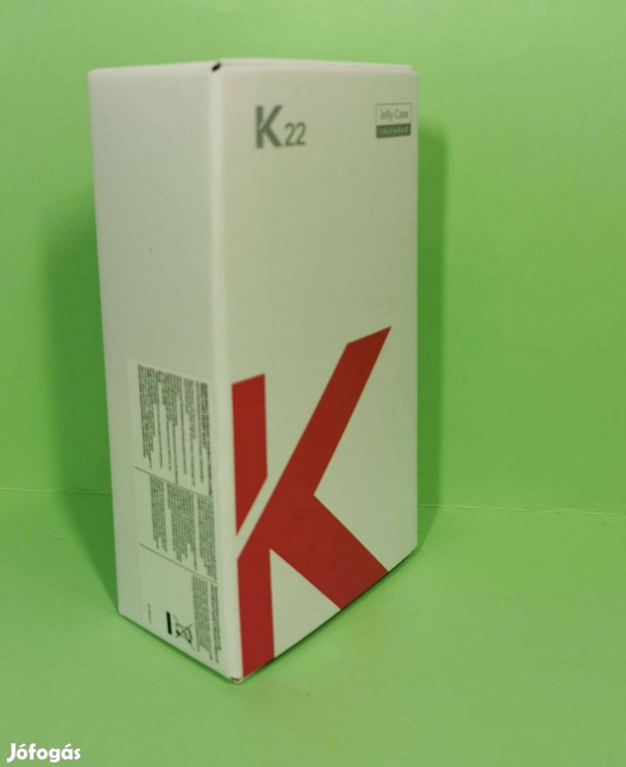 LG K22 32GB Szürke Új Mobiltelefon dobozában,garanciával eladó!
