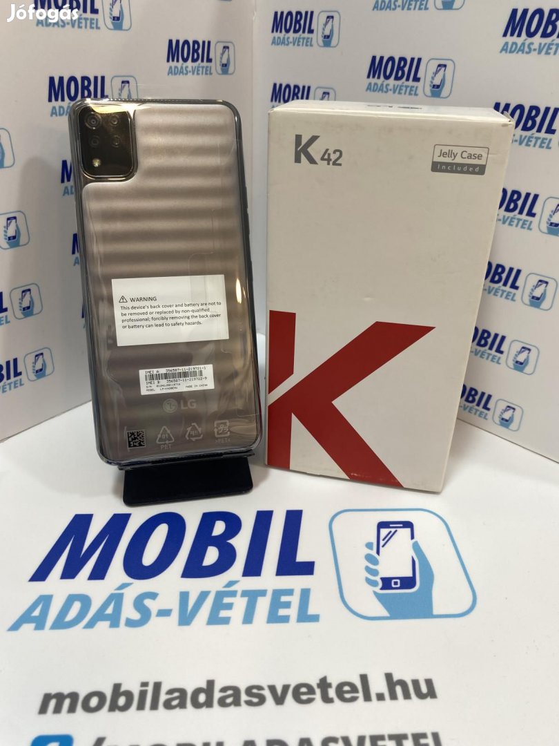 LG K42 Kártyafüggetlen 64 GB 3 GB Ram, 12 hó garancia