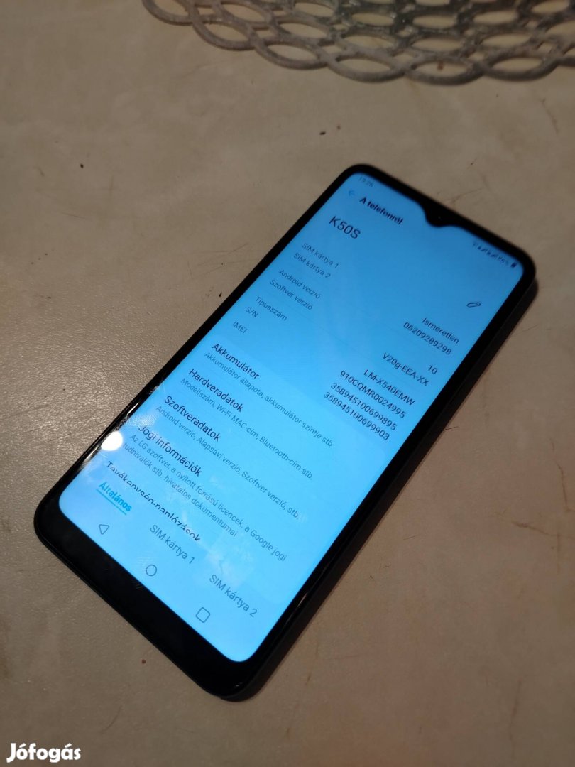 LG K50S Dual SIM független 