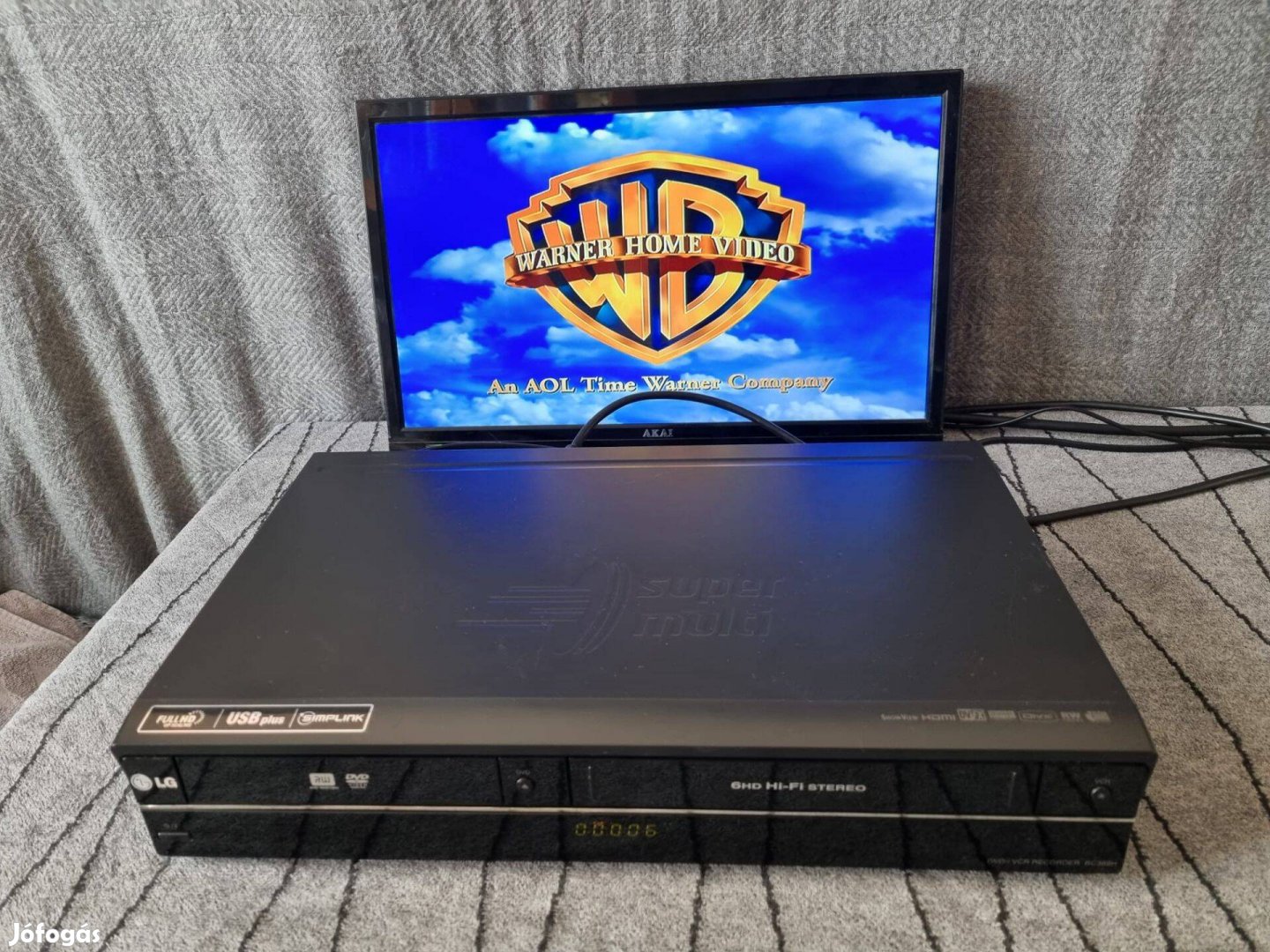 LG LC389H dvd video kombó