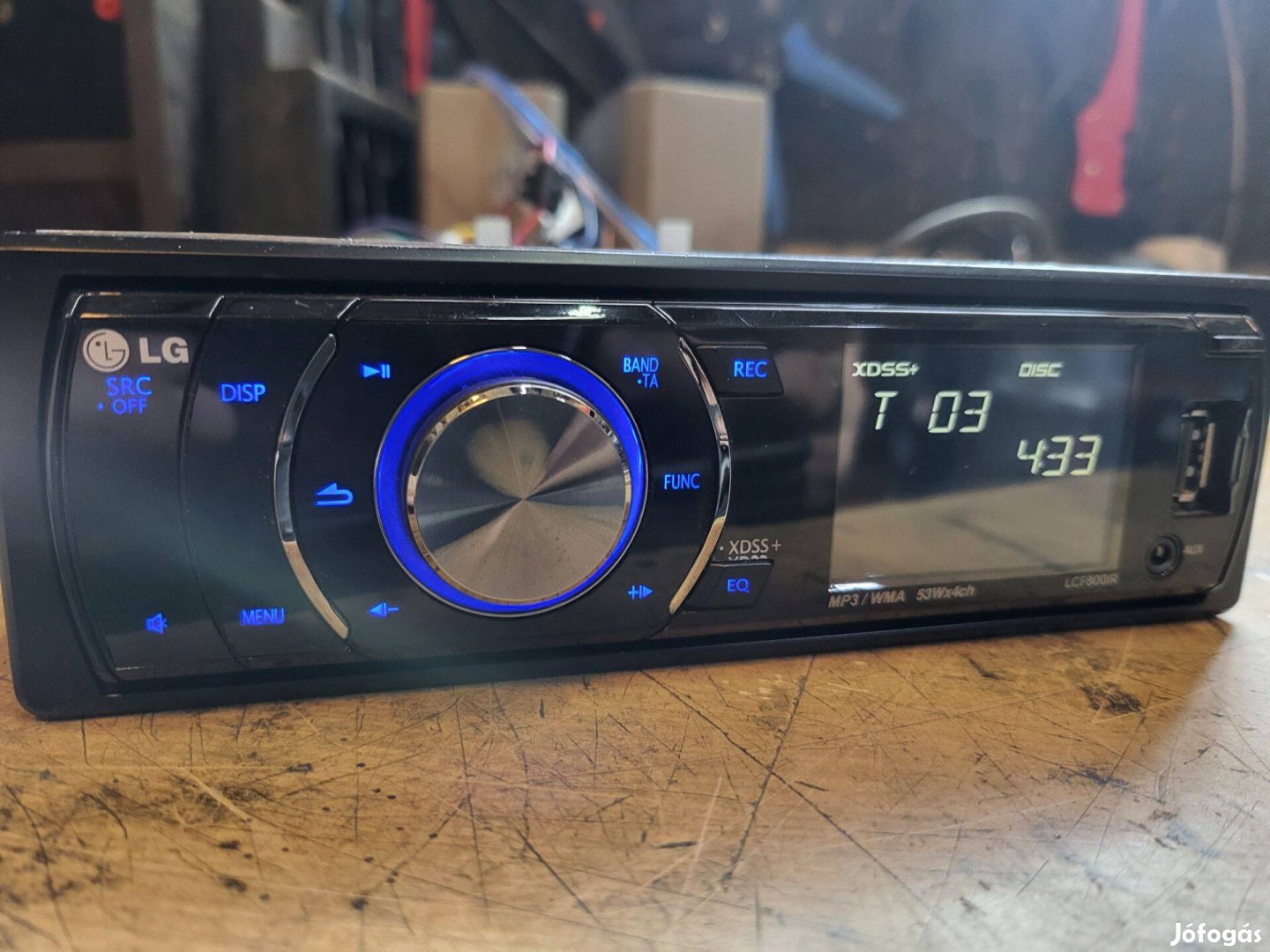 LG LCF800IR fejegység ( USB, aux, cd,tuner)