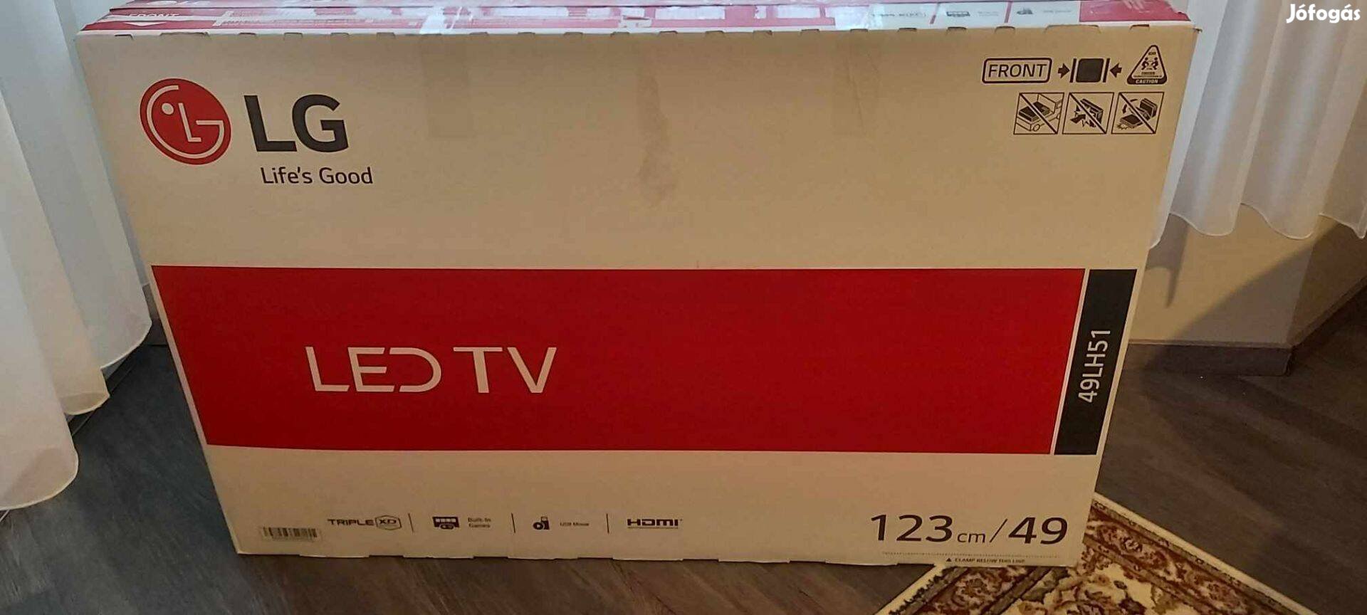 LG LED TV 123 cm képátmérőjű