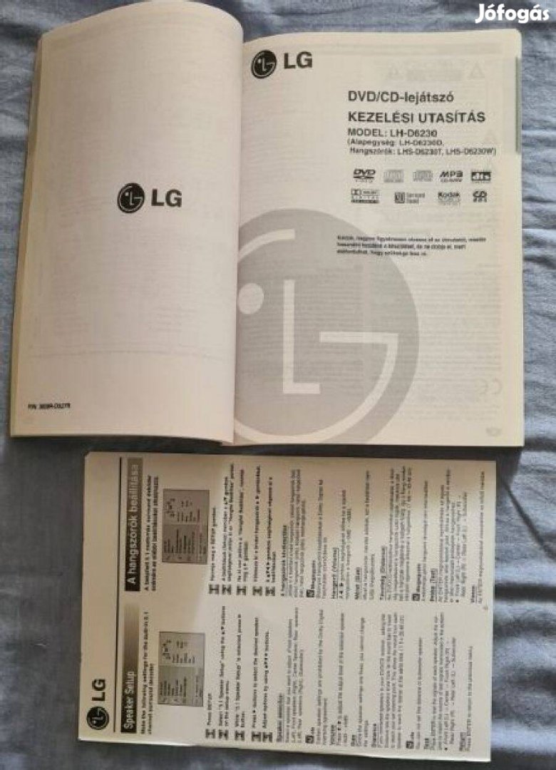 LG LH-D6230 típusú házimozi használati utasítás