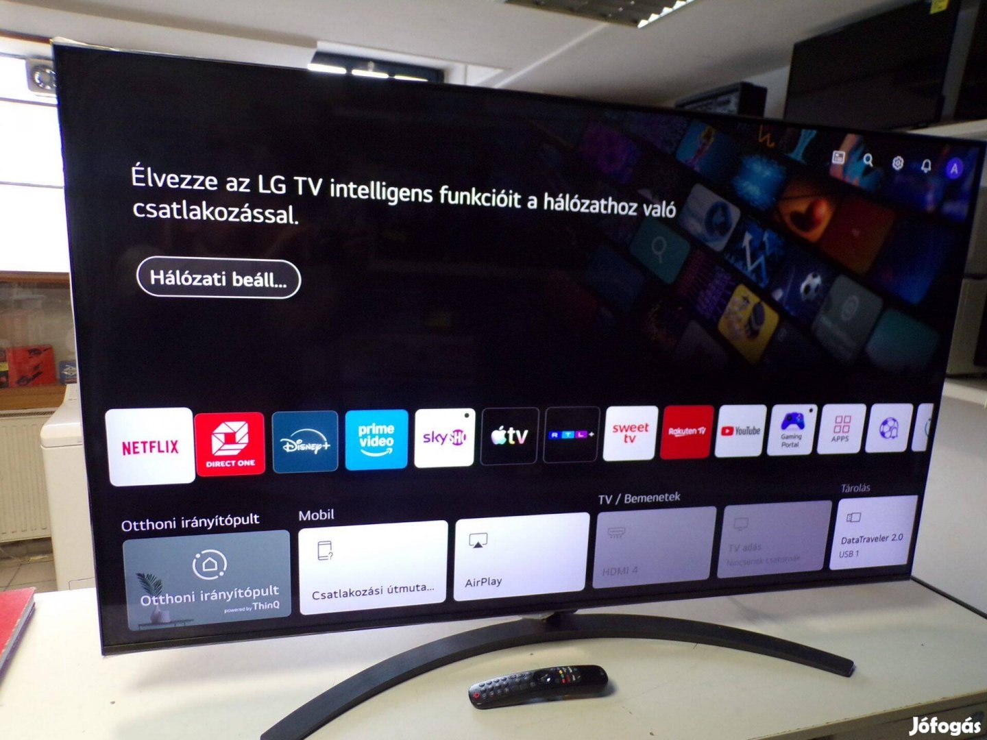 LG Nanocell 55Nano813QA Qled smart tv okos jótállással g