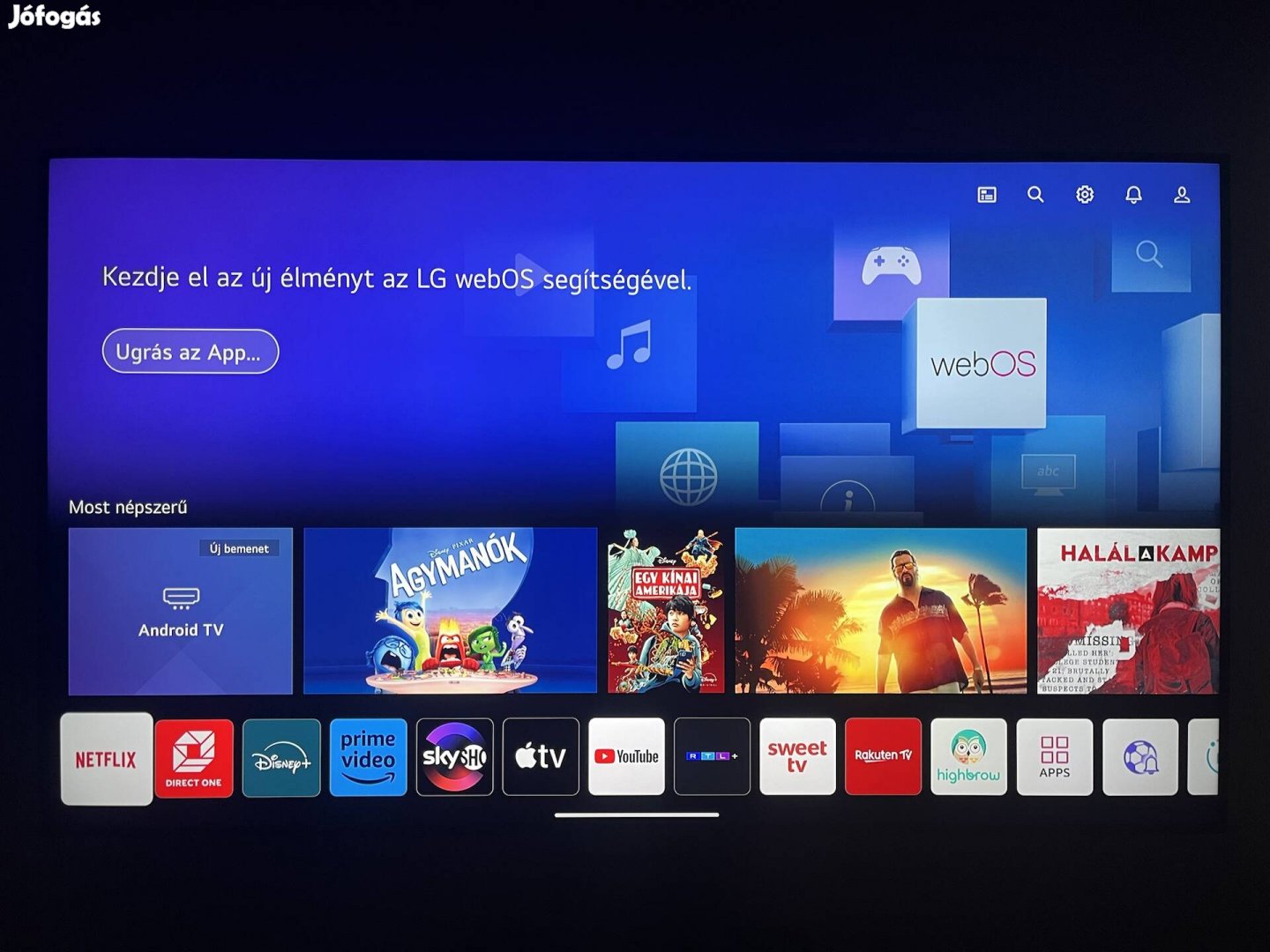 LG Nanocell 70" 70Nano763QA smart tv televízió