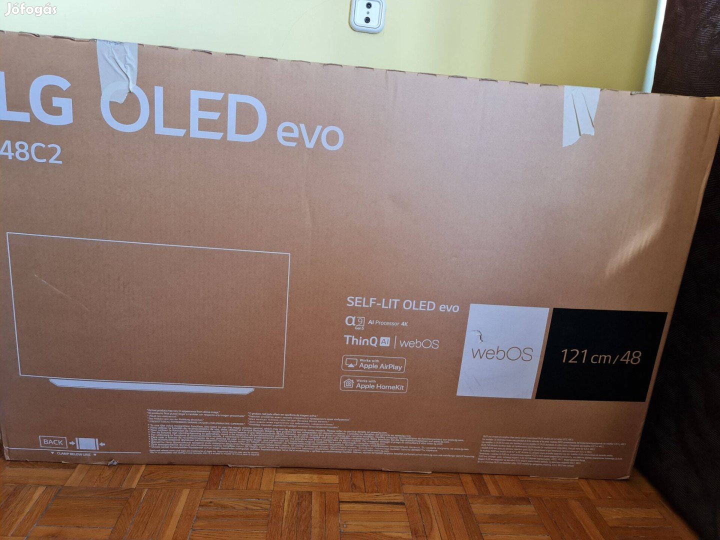 LG OLED48C27LA garanciális, újszerű okostévé eladó