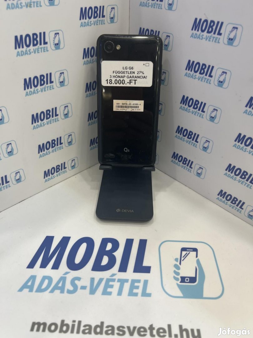 LG Q6 Dual Sim, 12 hó garancia