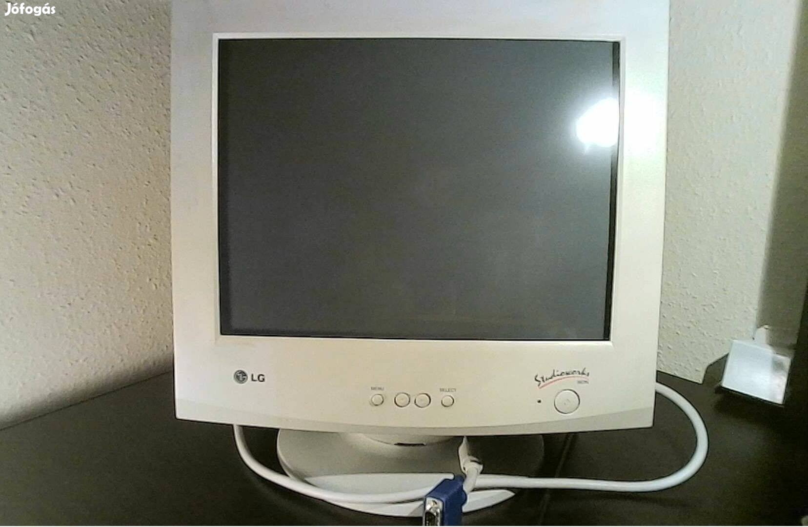 LG Studioworks 15" CRT monitor szép állapotban