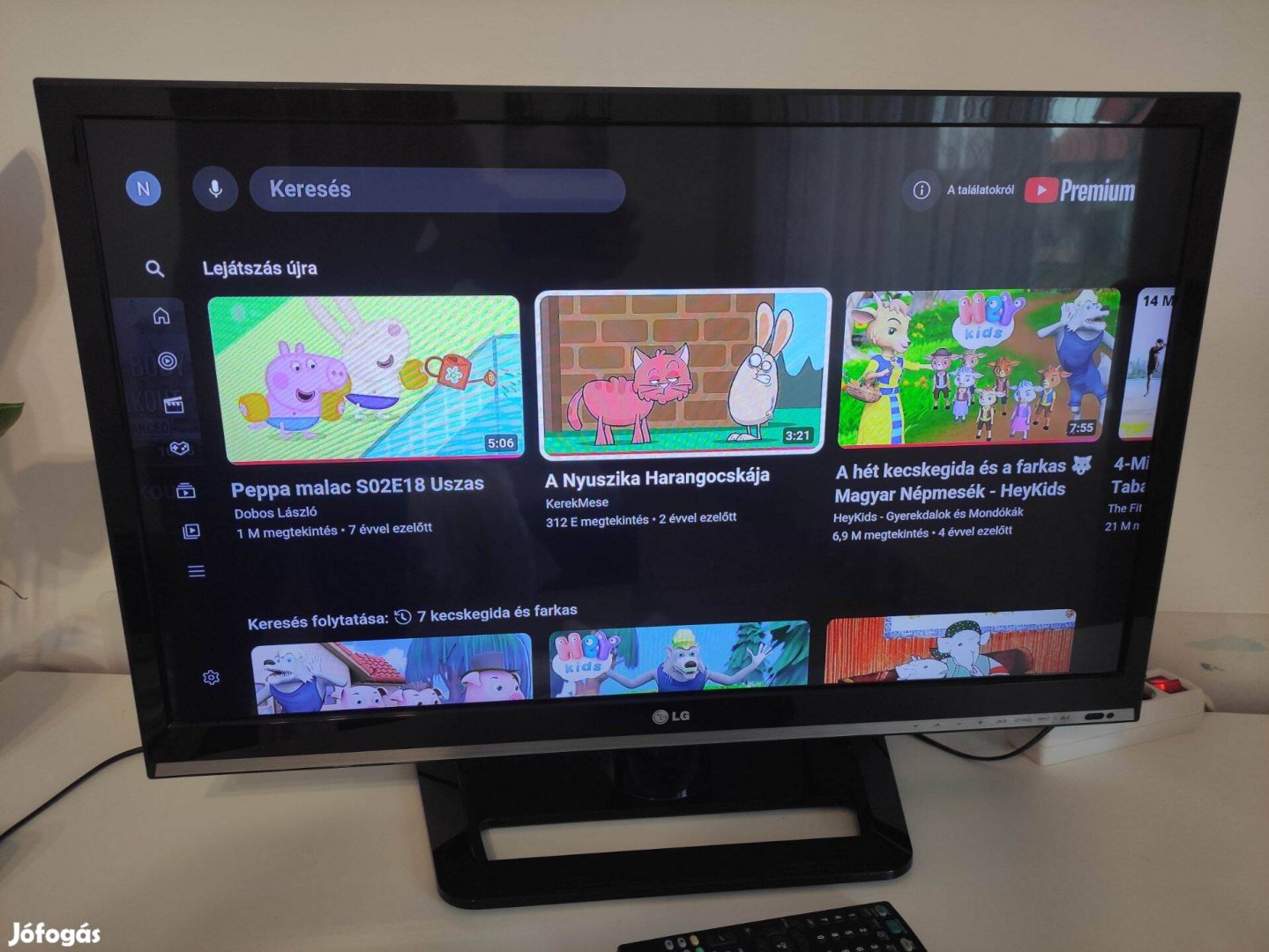 LG TV 32" ajándék Android TV okosító boxszal (X96 Max+)