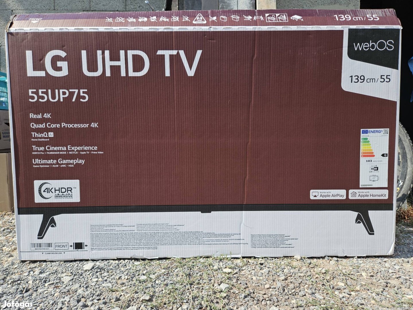 LG UHD TV 55UP75 okos tv eladó Új!