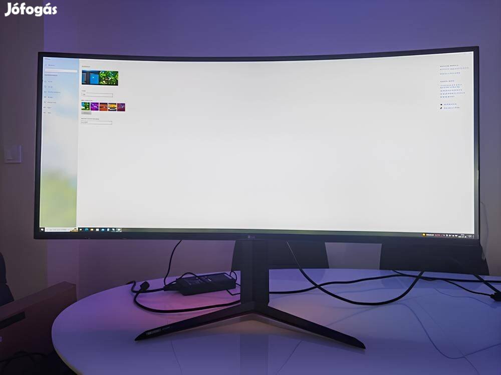 LG Ultragear 38GN950 Ívelt Gamer monitor!38"/3840x1600/Nano IPS/160hz/