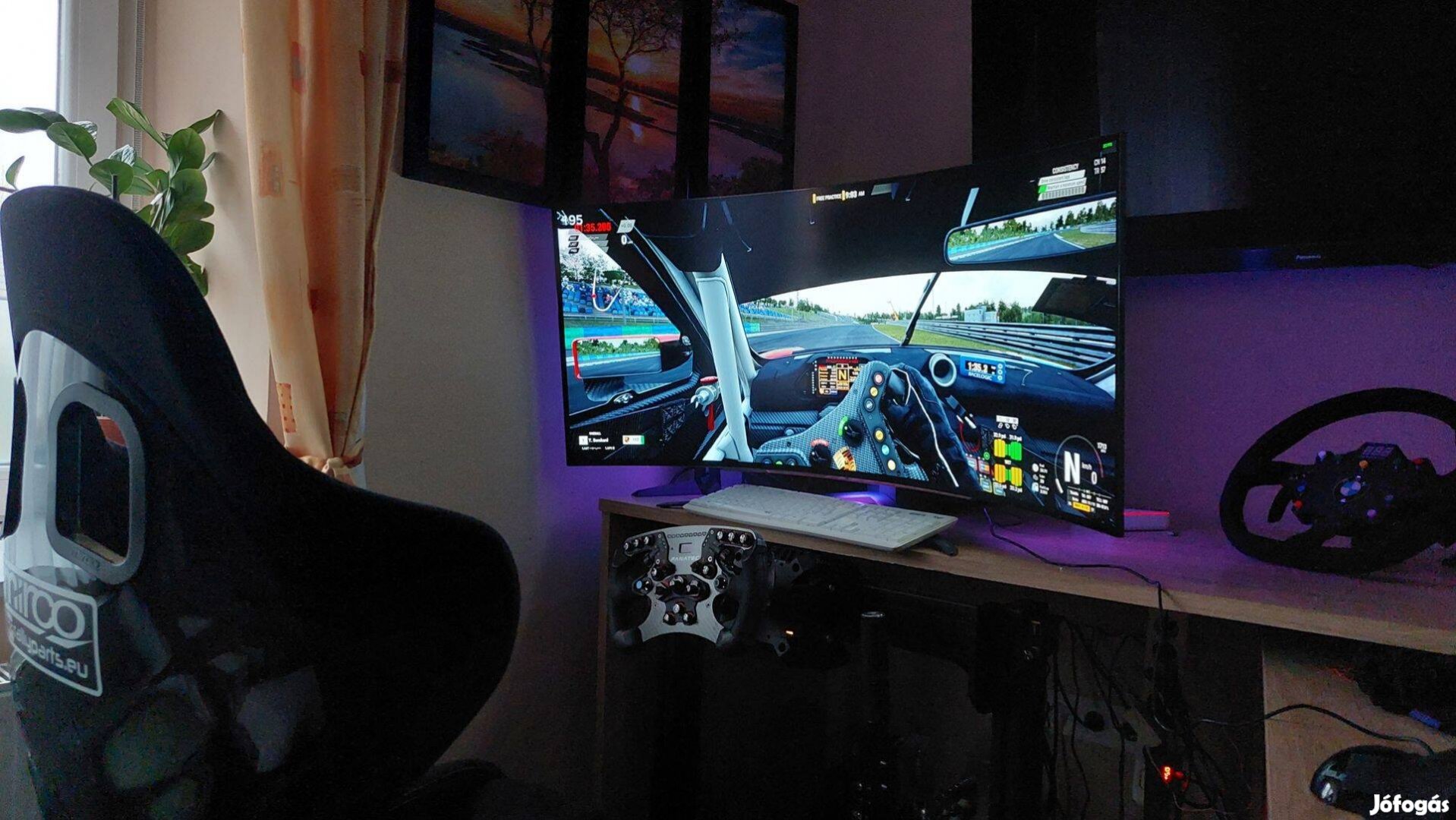 LG Ultragear 45GR95QE-B OLED 240hz monitor eladó!