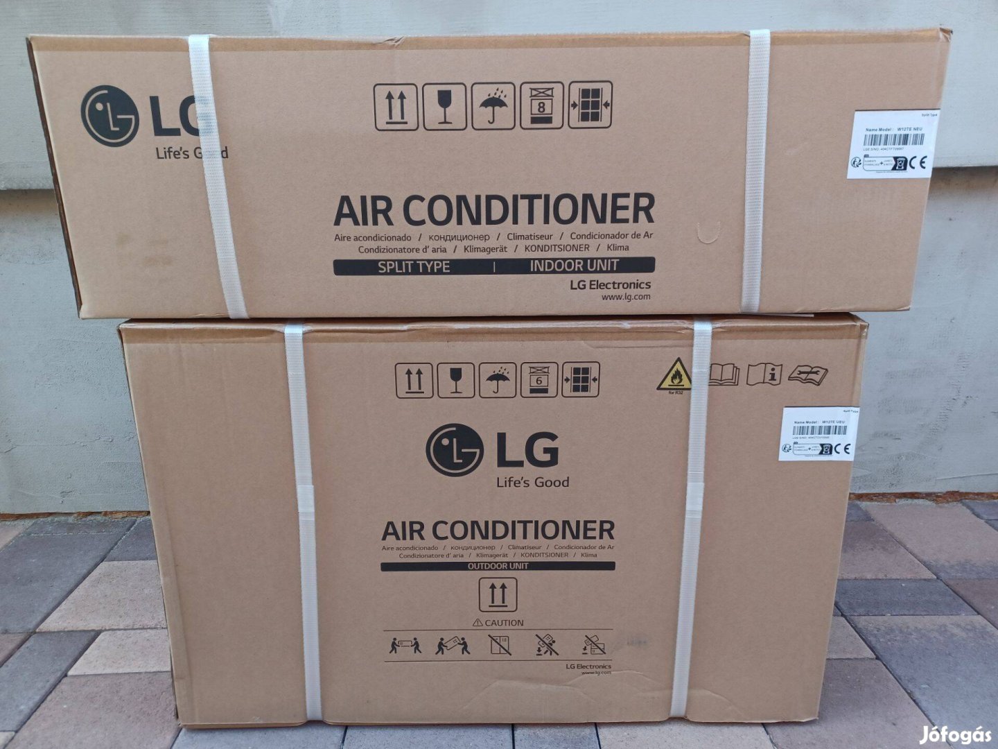 LG W12TE DUAL Pro oldalfali split klíma (R32, 3,5 kW)