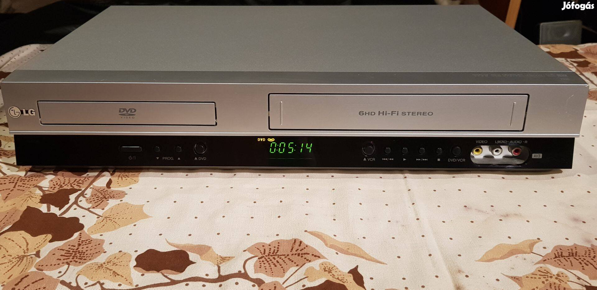 LG dvd lejátszó videó kombó 6 fejes VHS Panasonic Samsung