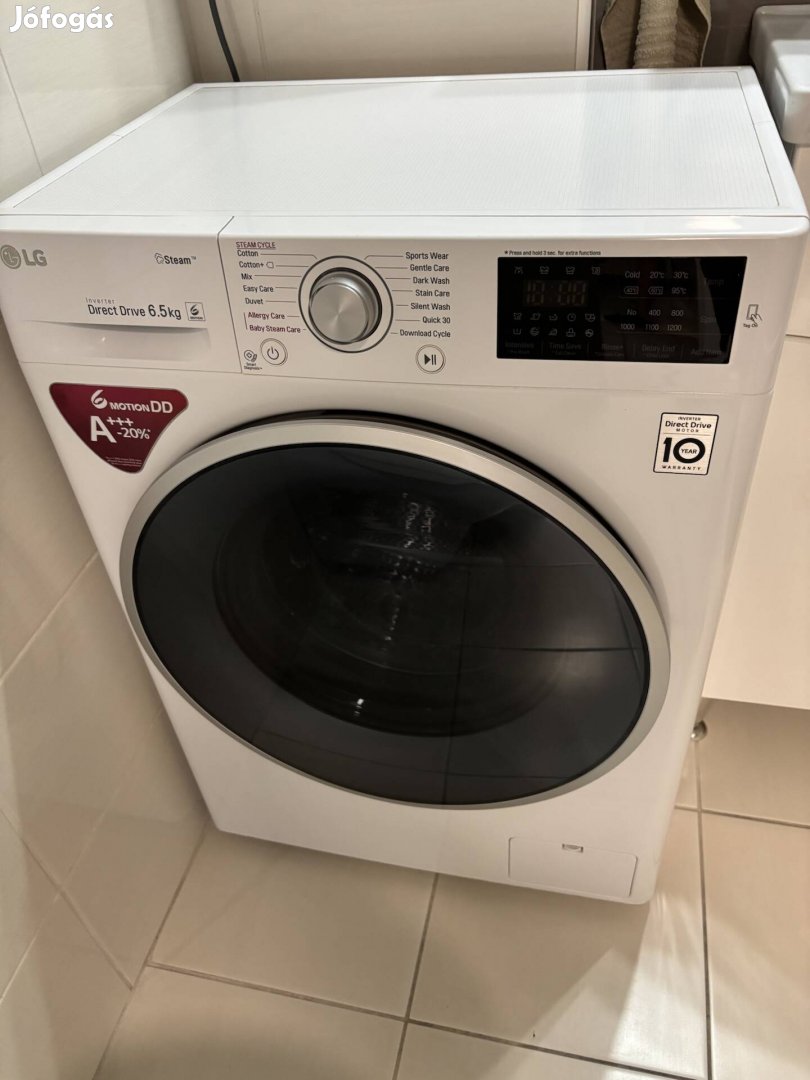 LG elöltöltős mosógép