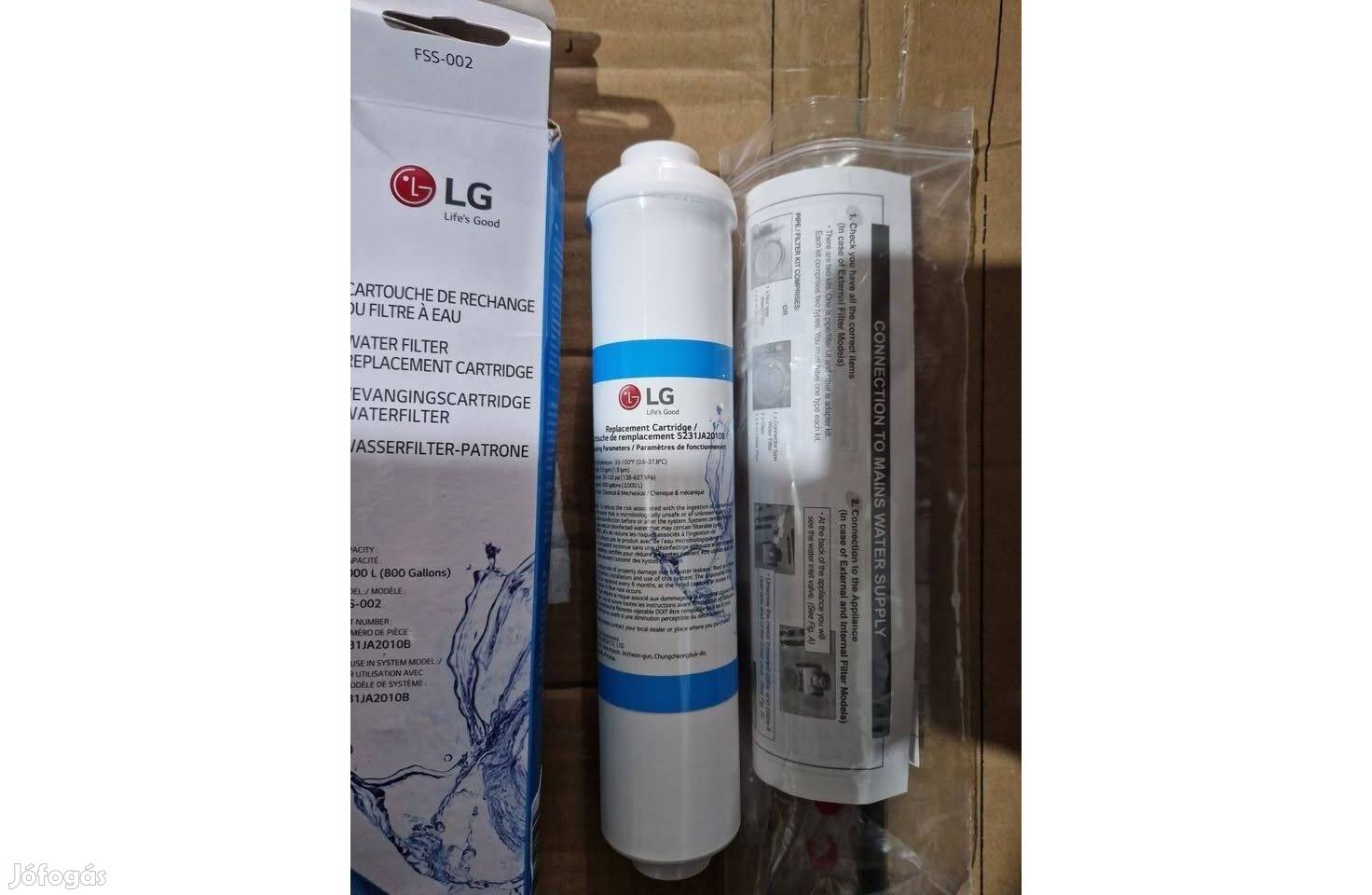 LG eredeti vízszűrő 5231JA2010B hűtő vízszűrő új