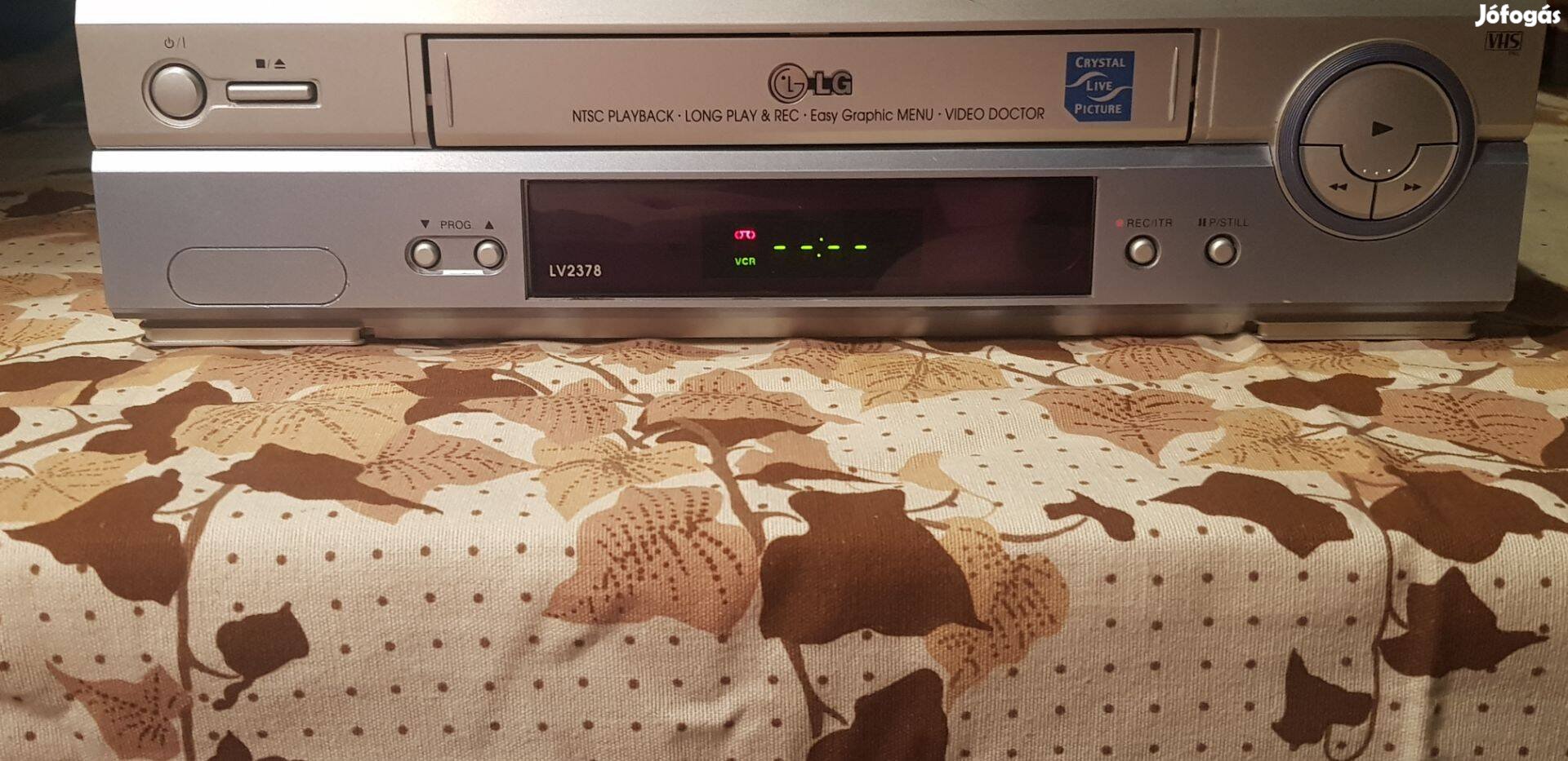 LG felvevő videó magnó VHS hifi stereo 70