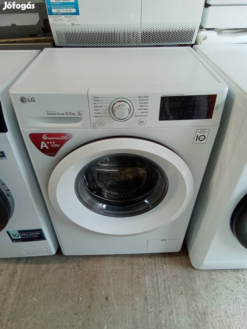 LG keskeny elöltöltős mosógép 6,5 kg 