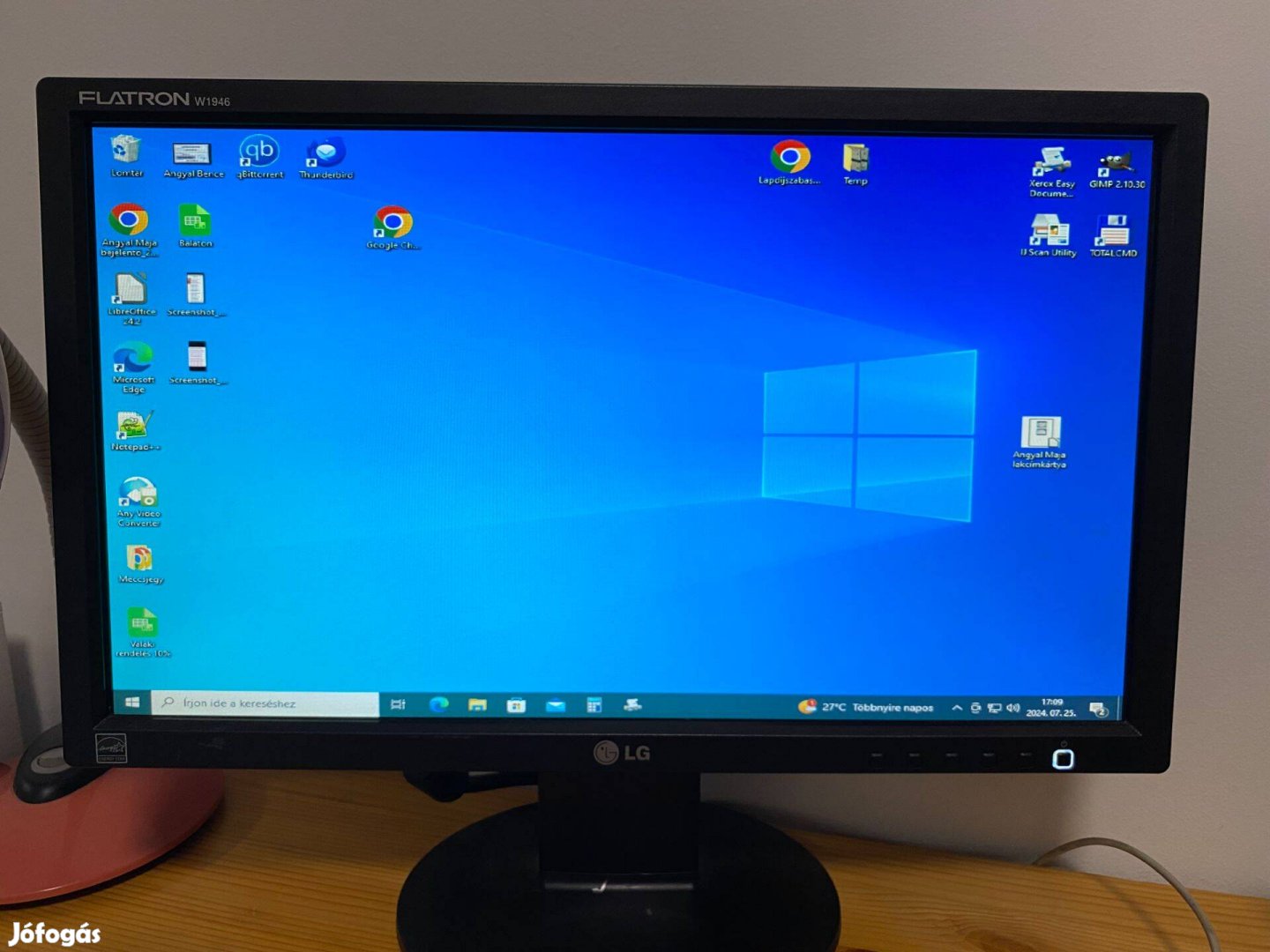 LG monitor (Flatron W1946S-BF) 2010