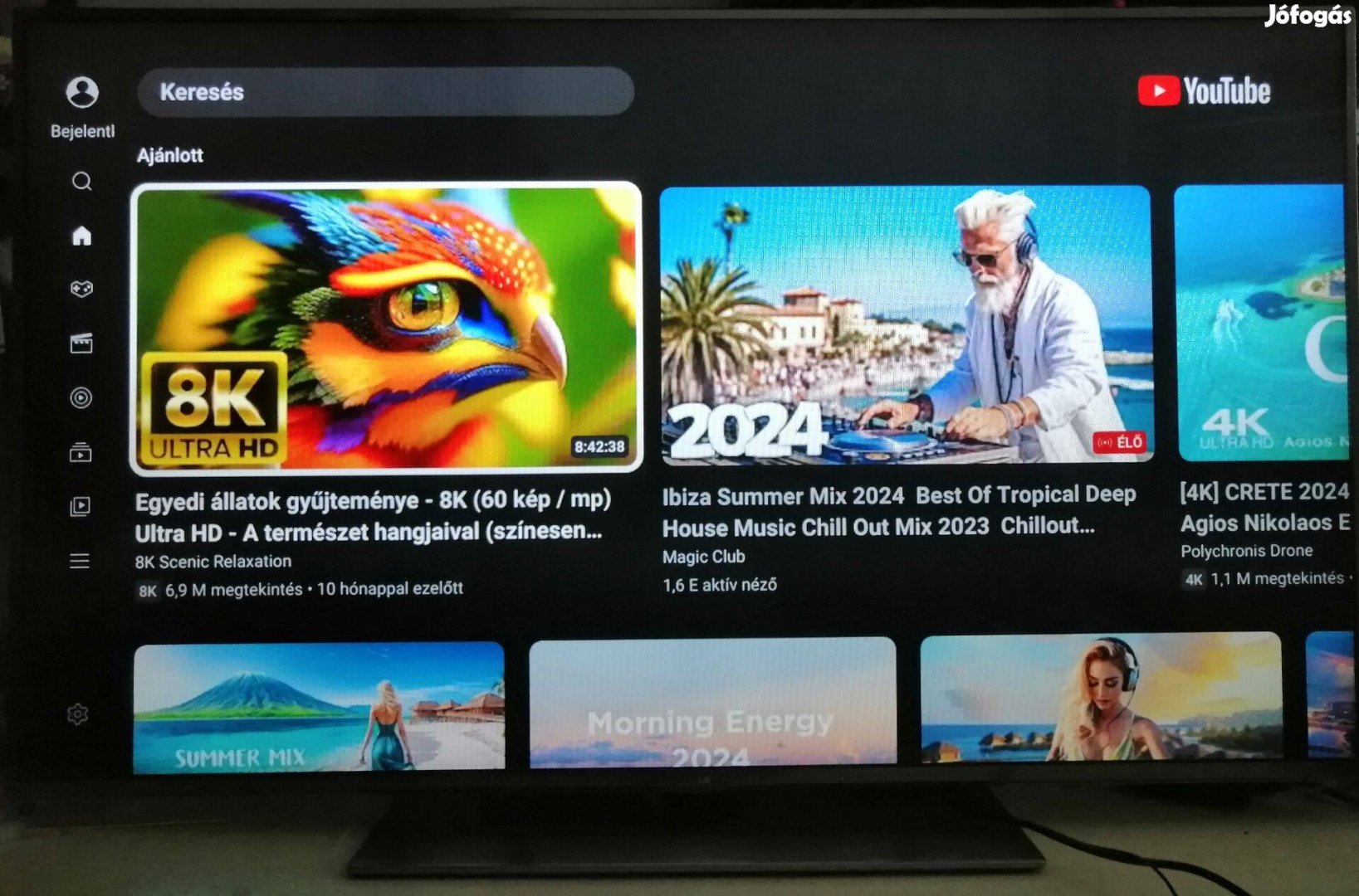 LG nagyképernyős, 3D, SMART, FHD LED TV eladó