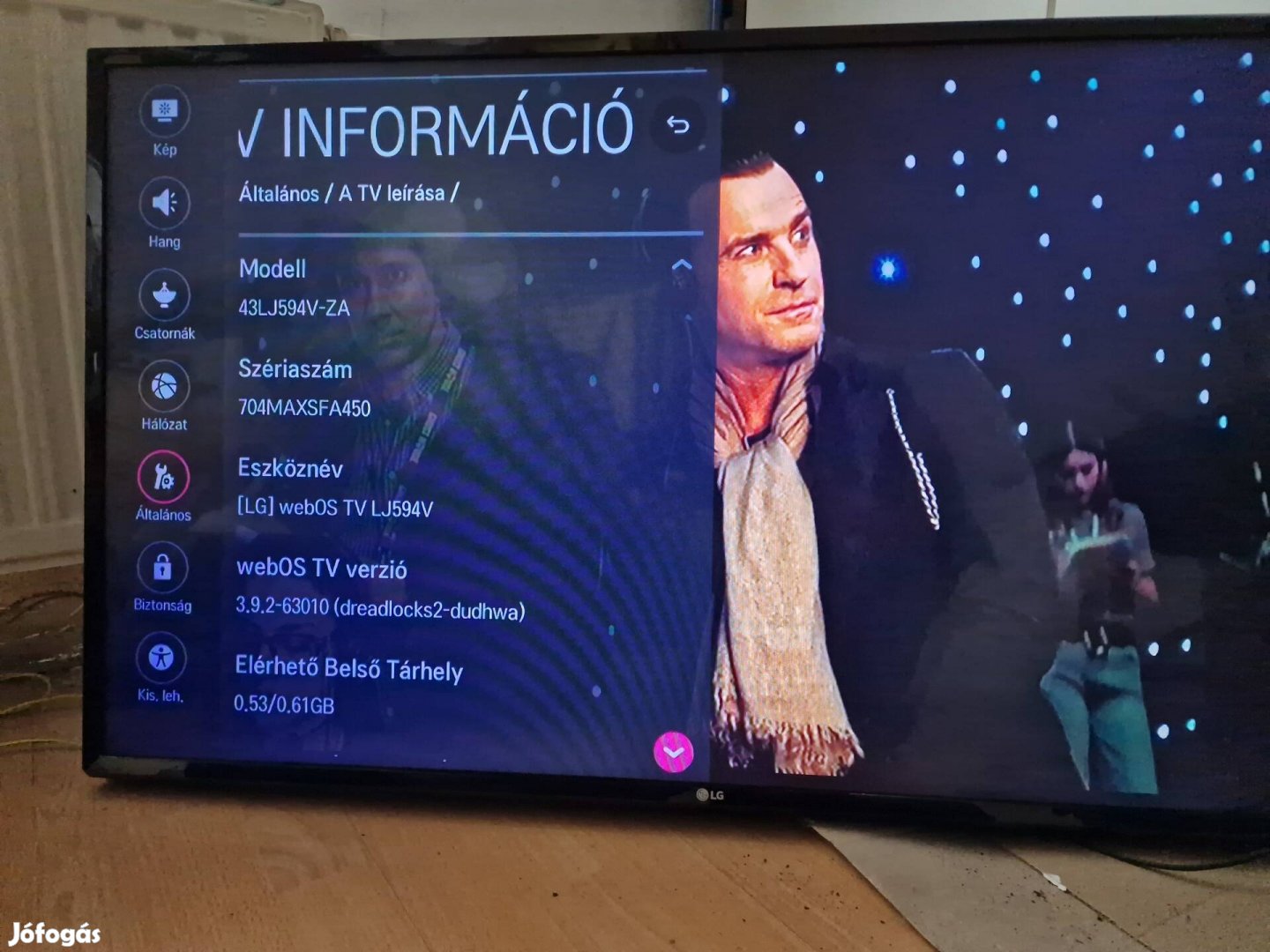 LG smart tv 108cm 