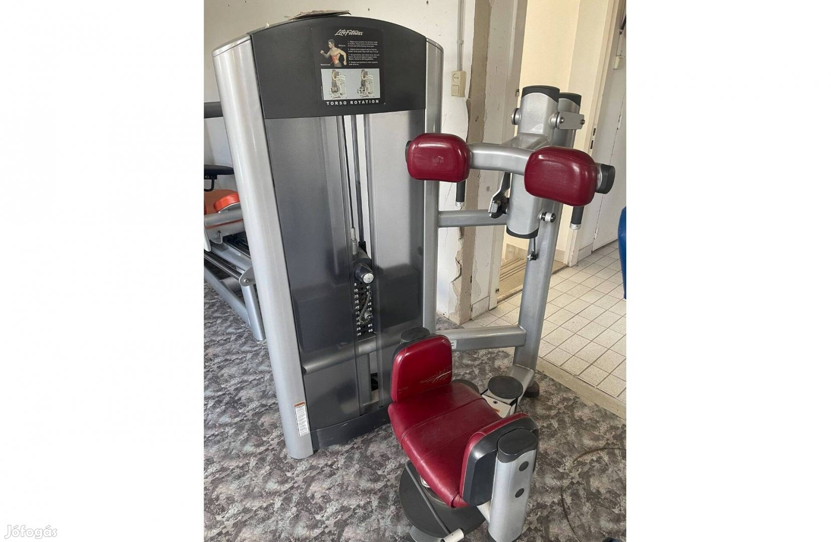 LIFE Fitness Signature Törzsfordító Gép (edzőgép)