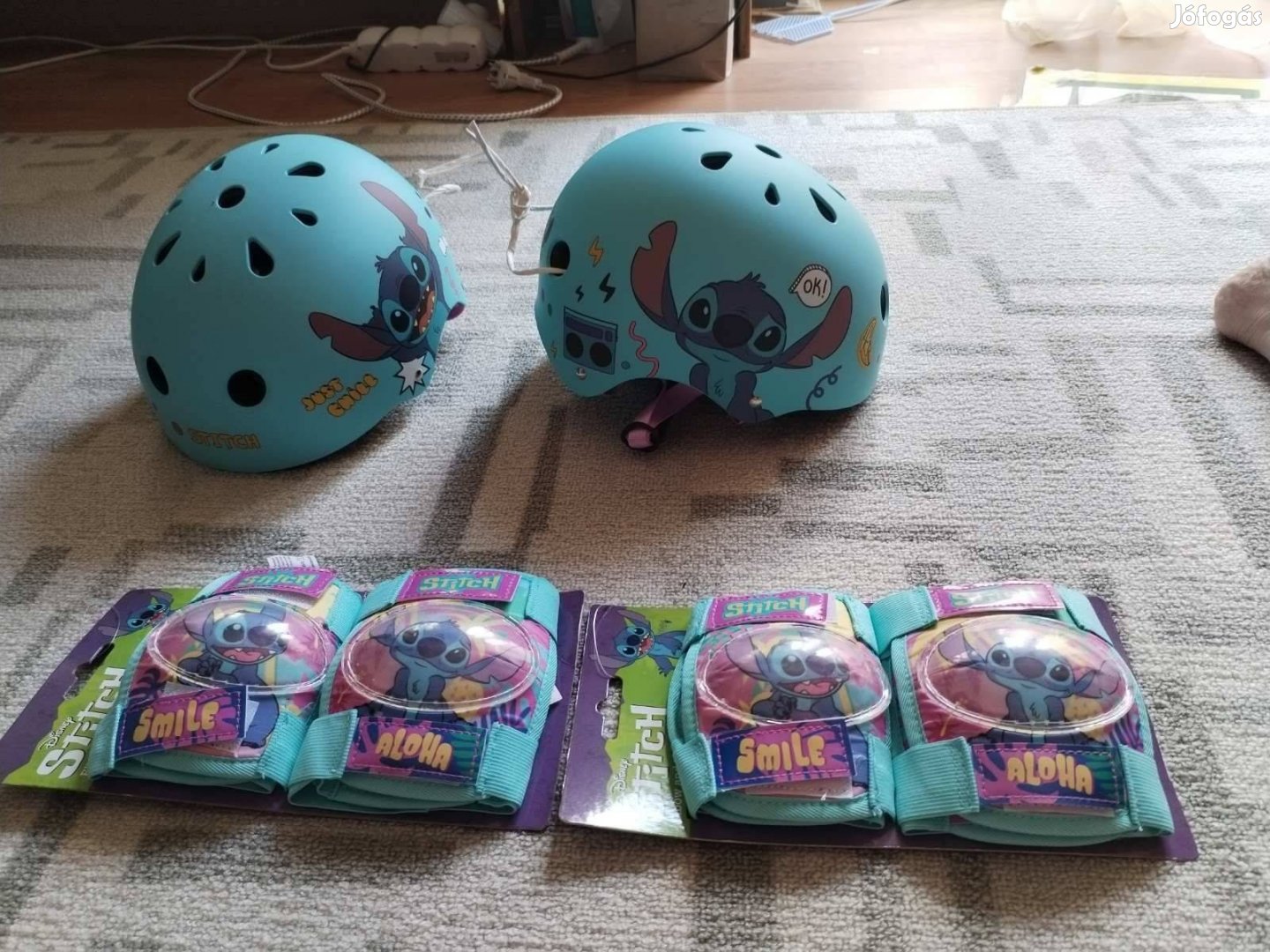 LILO És Stitch Bukósisak És Térdvédő Újak