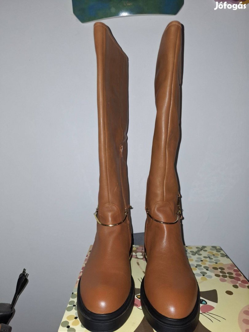 LIU JO Gabrielle Claf bőr női csizma US11 UK8 EU41