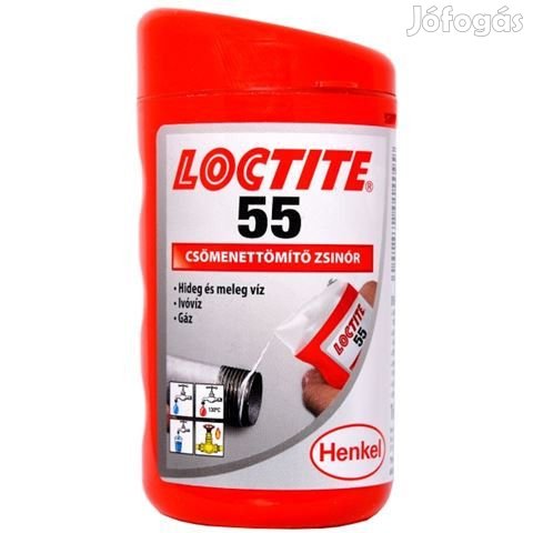 LOCTITE 55 TÖMÍTŐZSINÓR 160 méteres