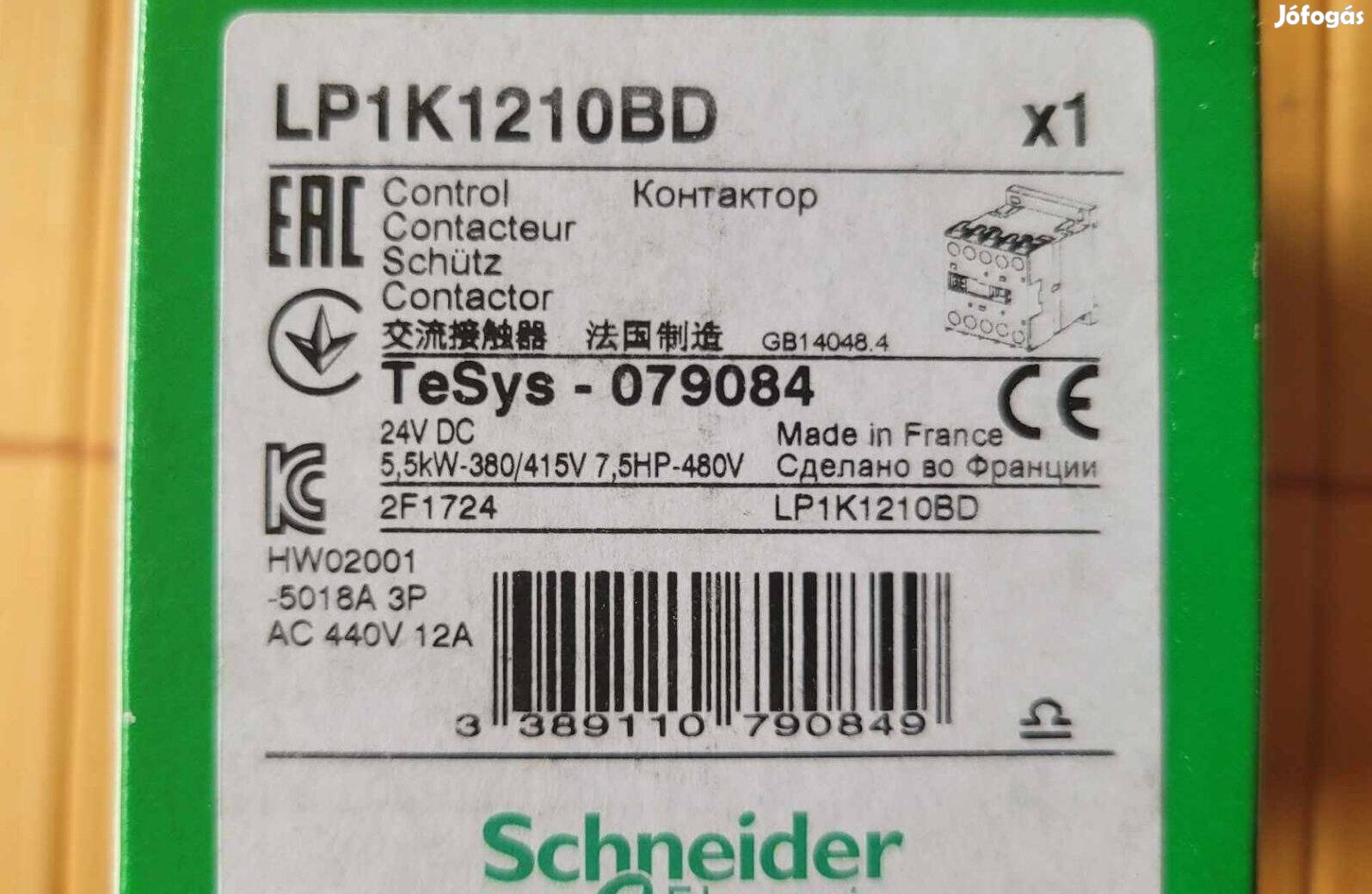 LP1K1210BD Mágnes kapcsoló /Schneider/