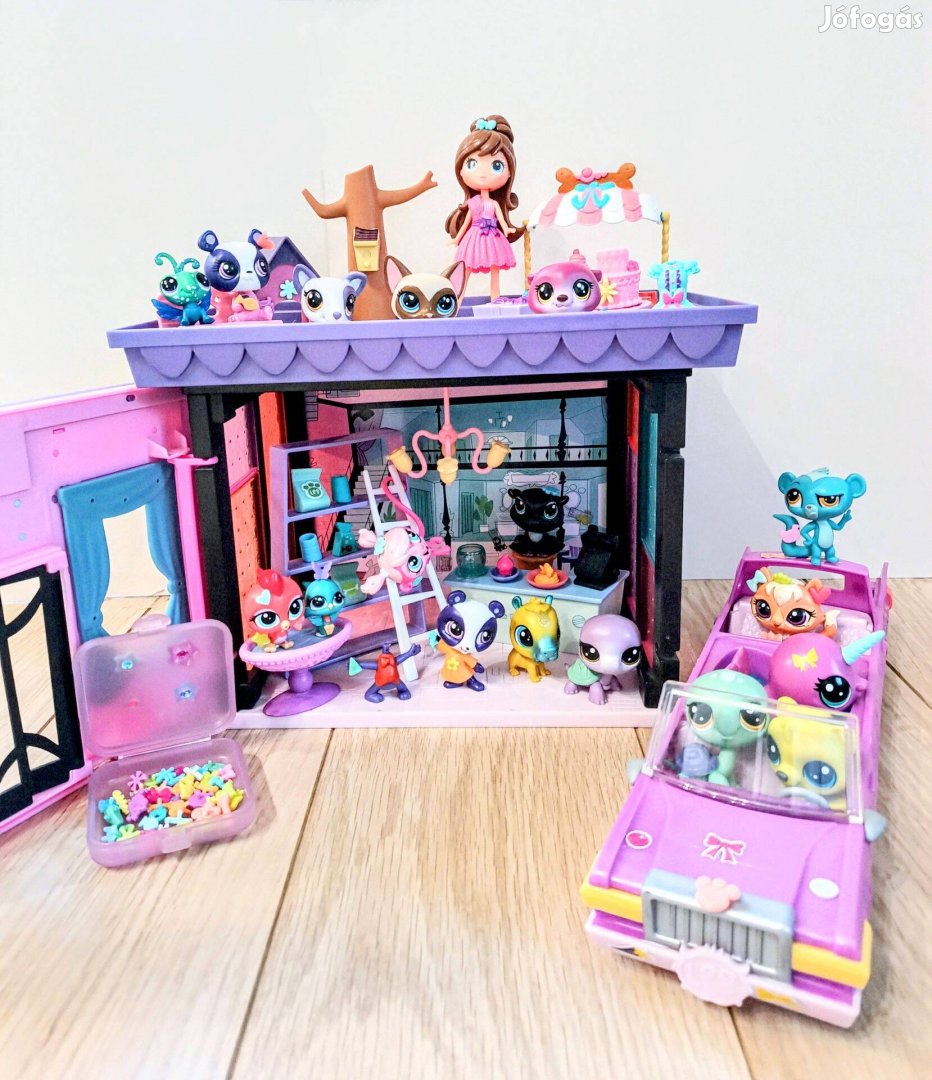 LPS Little Littlest Pet Shop ház és figura csomag 2