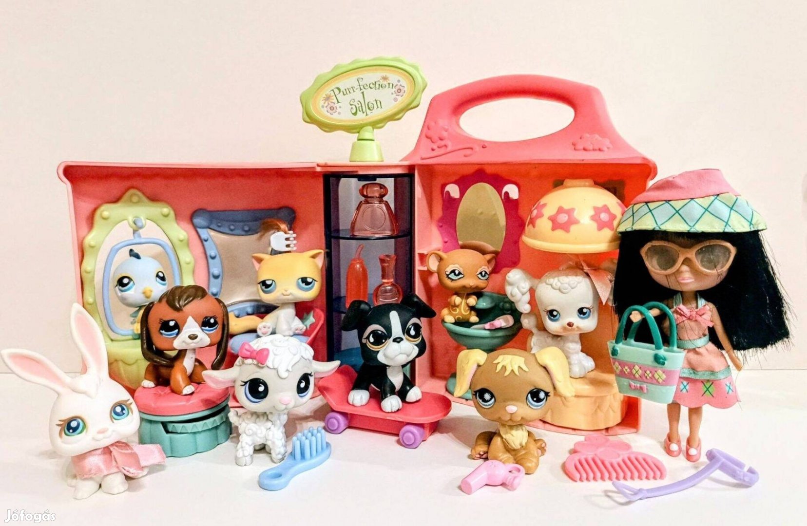 LPS Little Littlest Pet Shop ház és figura csomag 3