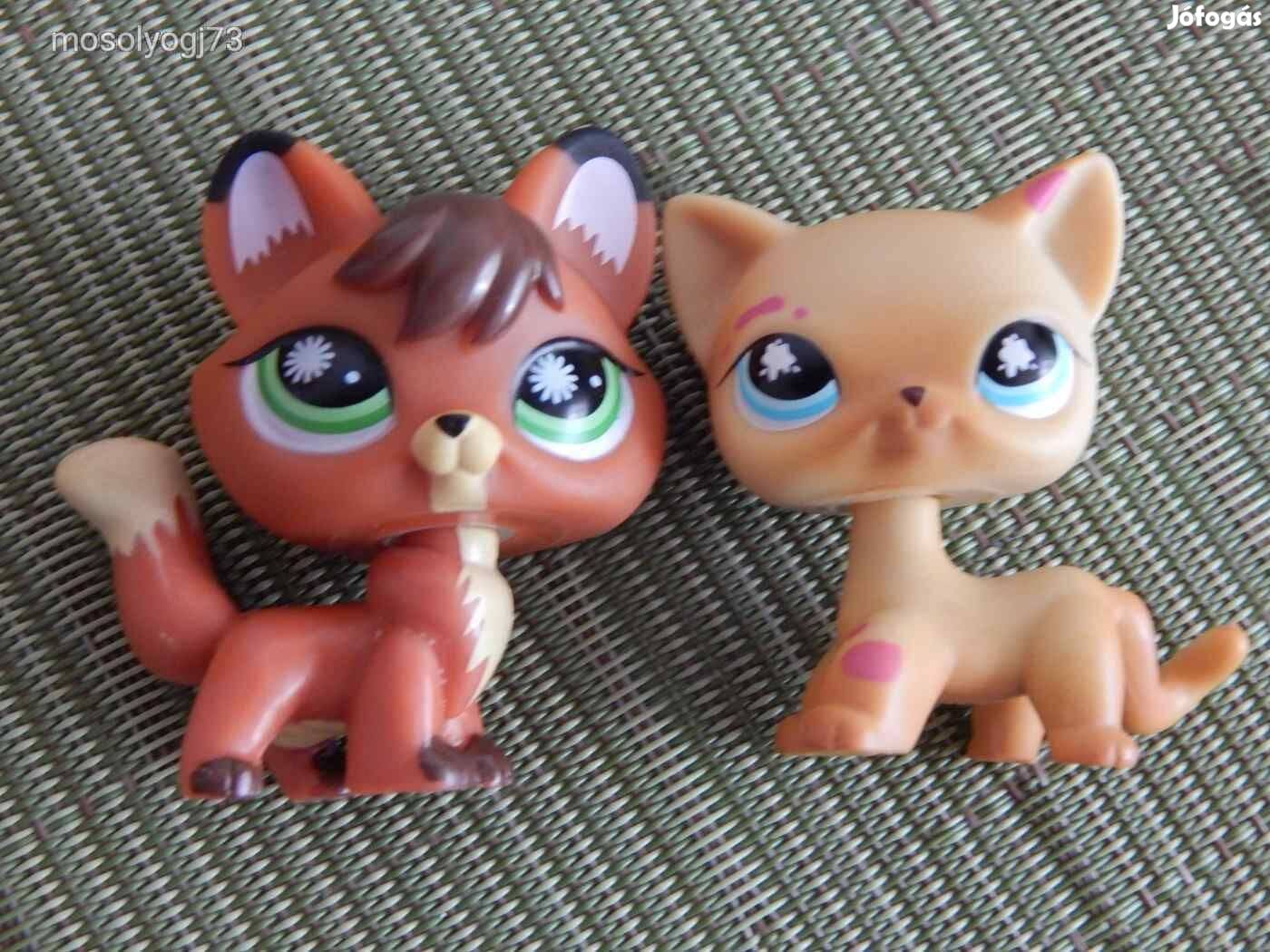 LPS Littles Pet Shop róka, cica figura 4500ft/db