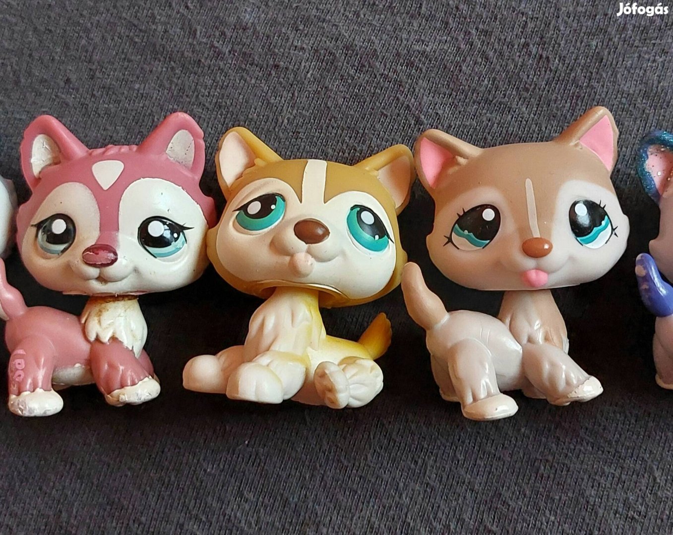 LPS (Littlest Pet Shop) husky figurák