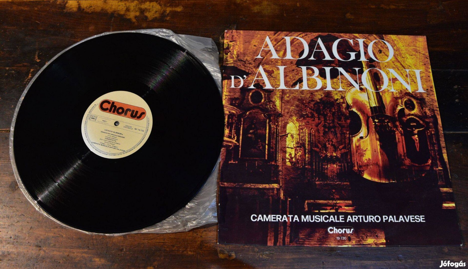 LP Camerata Musicale Arturo Palavese Adagio D'Albinoni