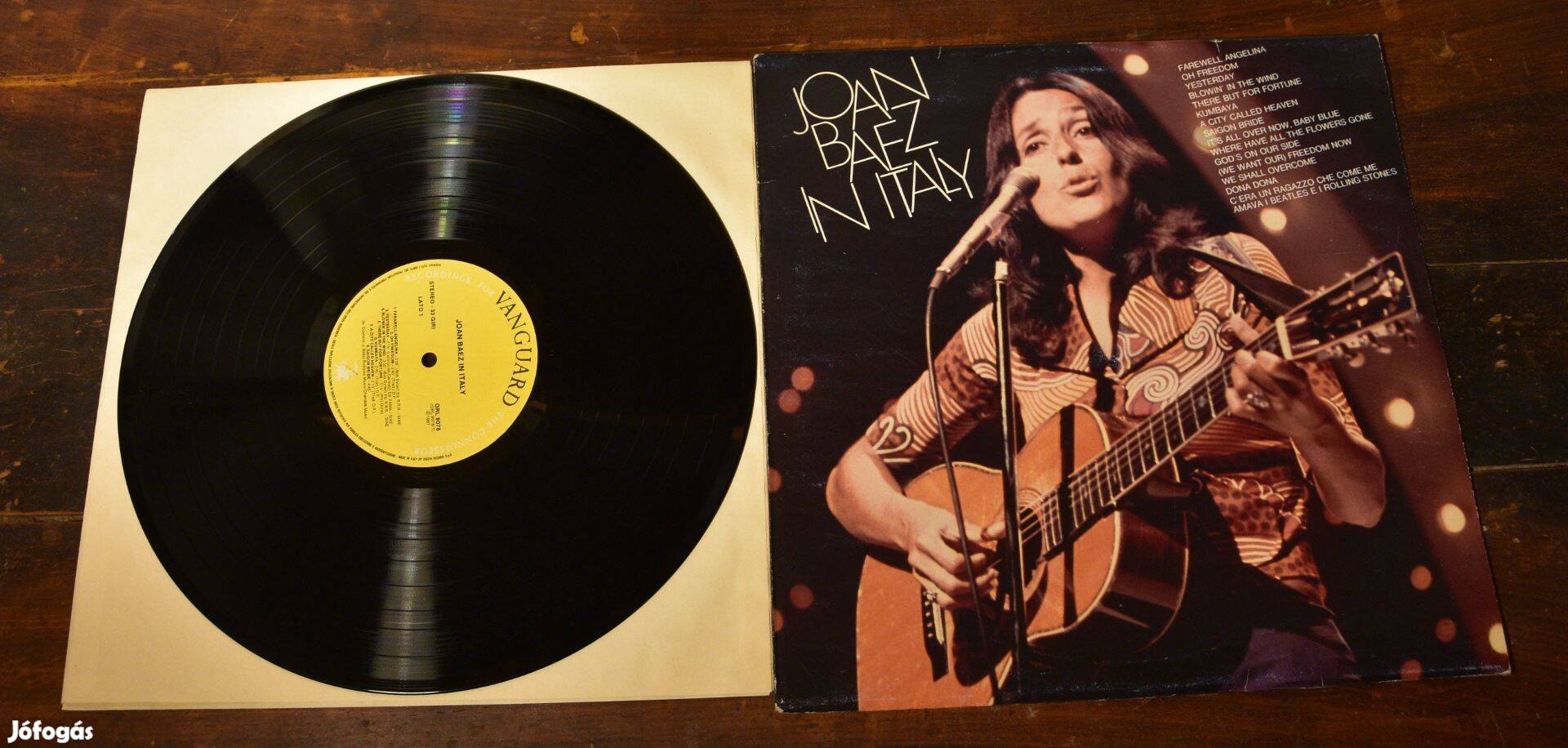 LP Joan Baez Joan Baez in Italy