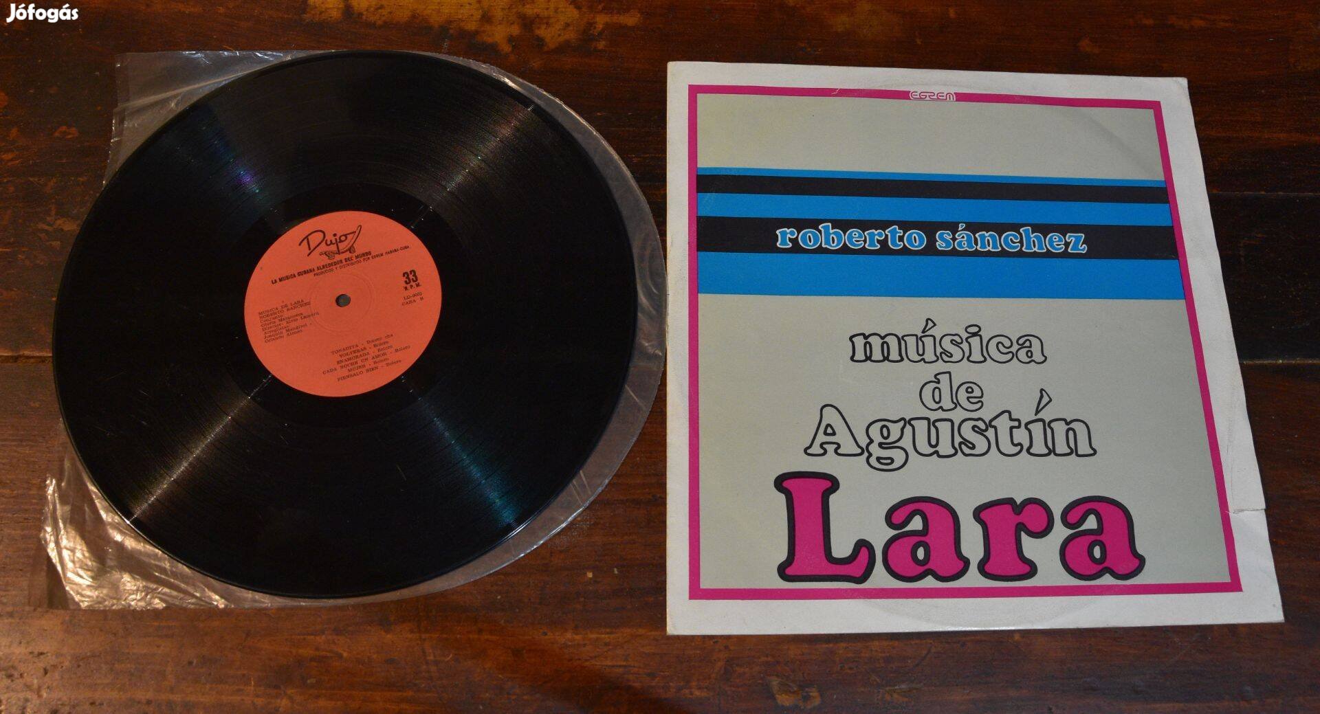 LP Roberto Sanchez, Agustín Lara Música De Agustín Lara