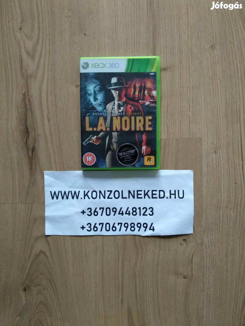 L.A. Noire Xbox 360 játék