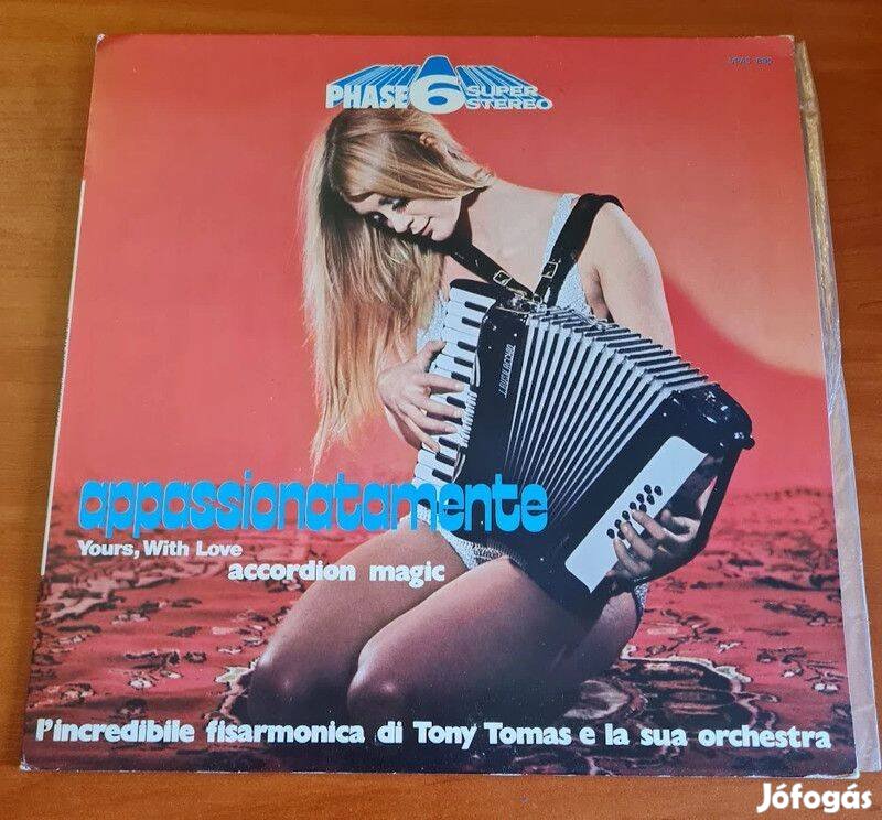 L'Incredibile Fisarmonica Di Tony Tomas E La Sua Orchestra .LP,