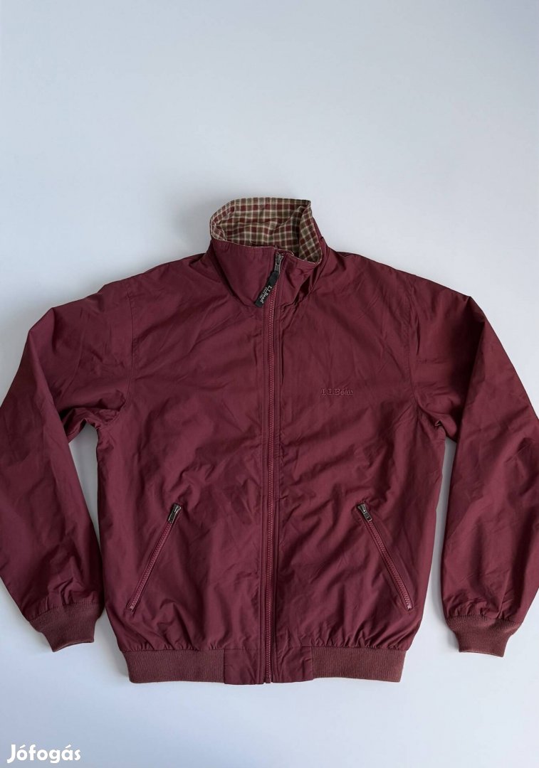 L.L. Bean Mens burgundi kabát ML