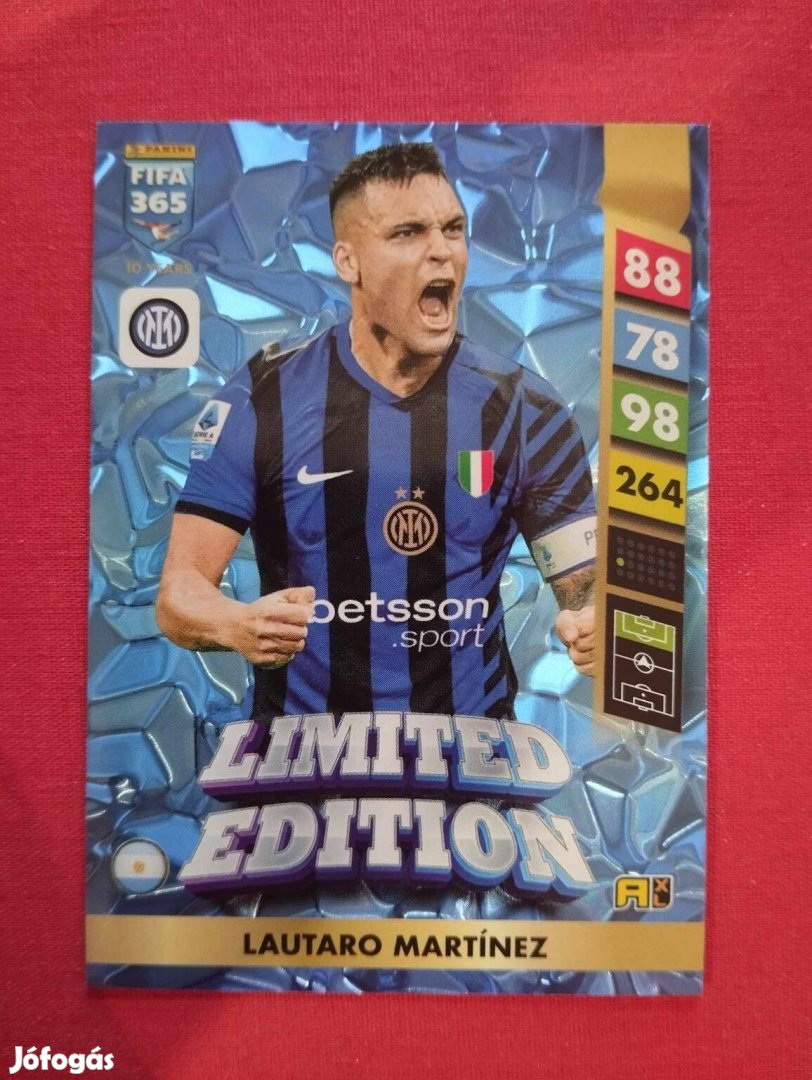 L. Martinez Internazionale FIFA 365 2025 Limited Edition focis kártya