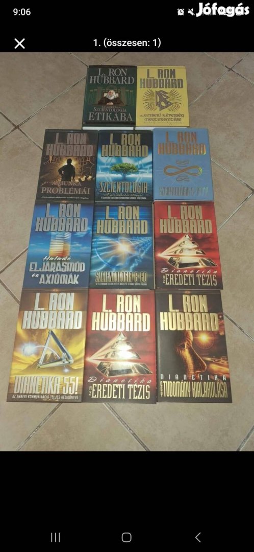 L. Ron Hubbard könyvek