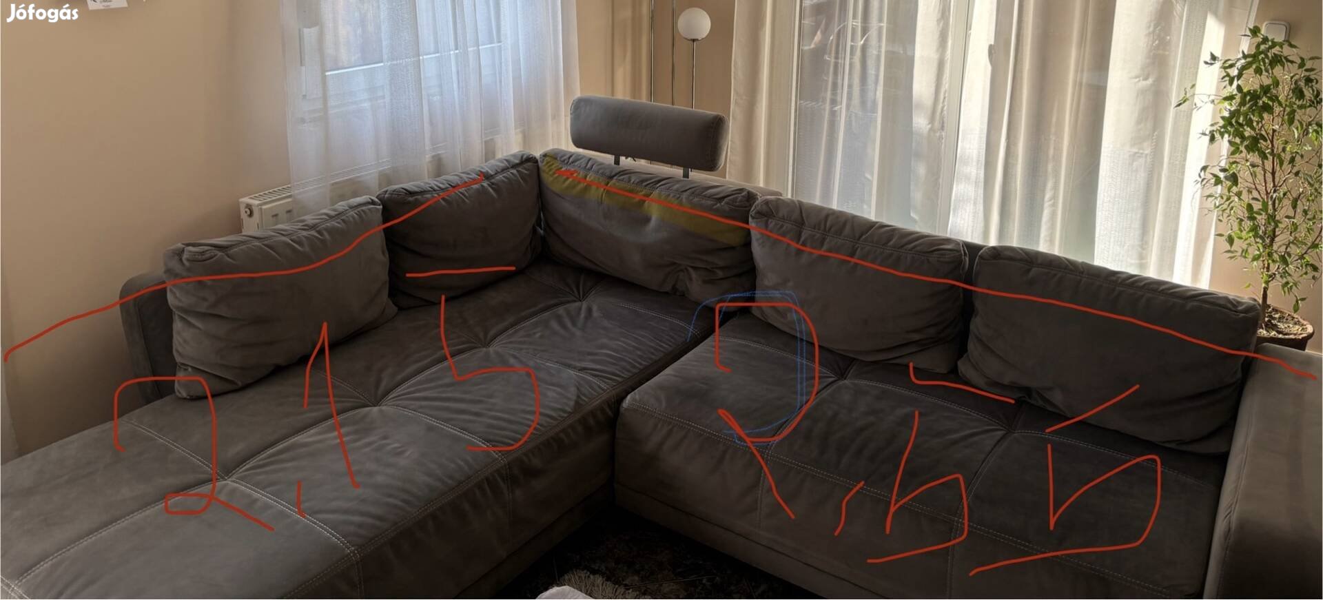 L alakú Sarokkanapé