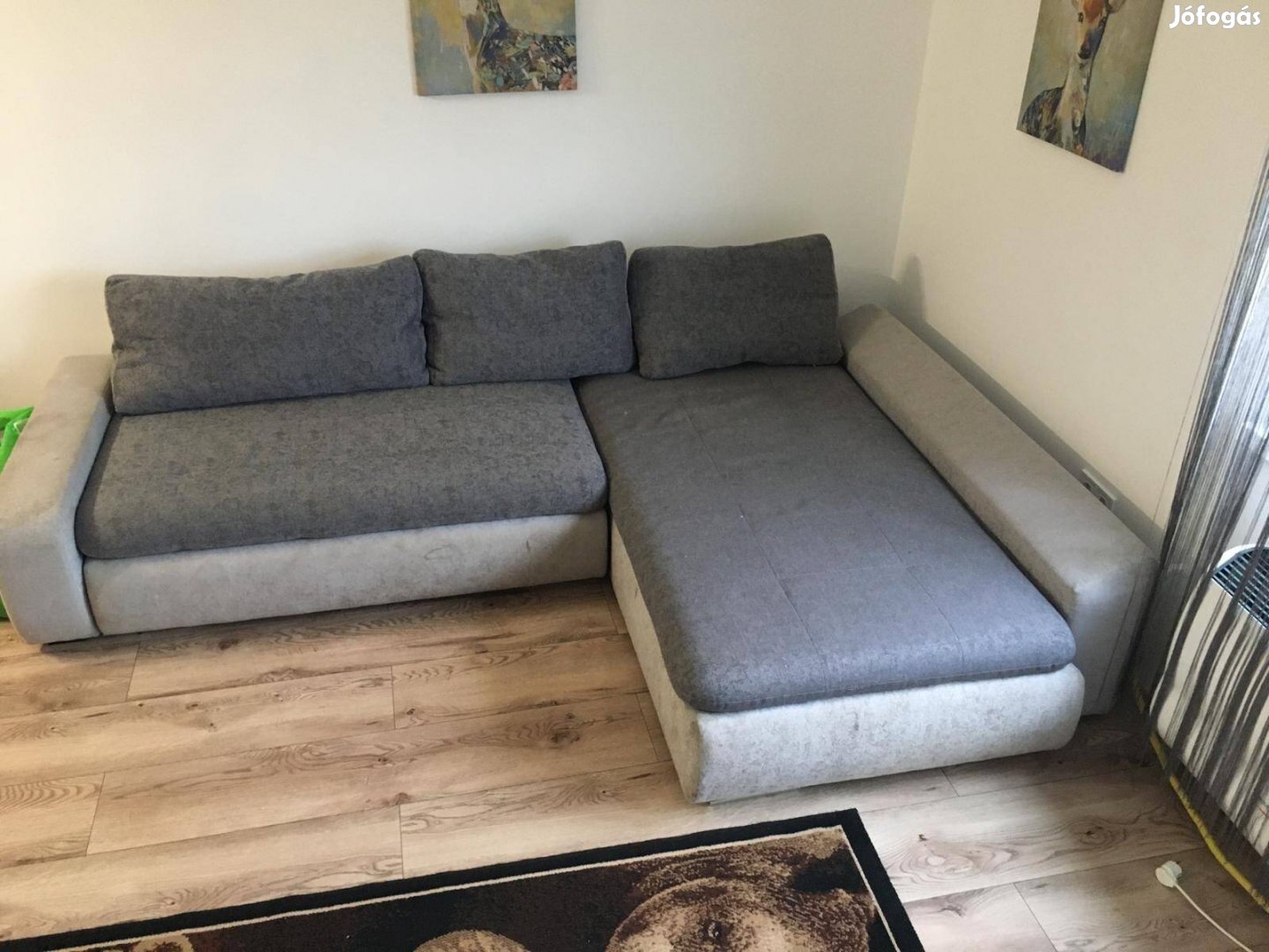L alakú kanapé 