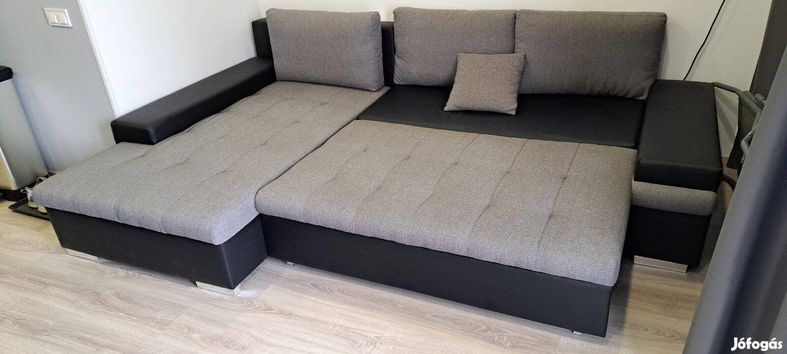 L alakú kihúzható kanapé eladó