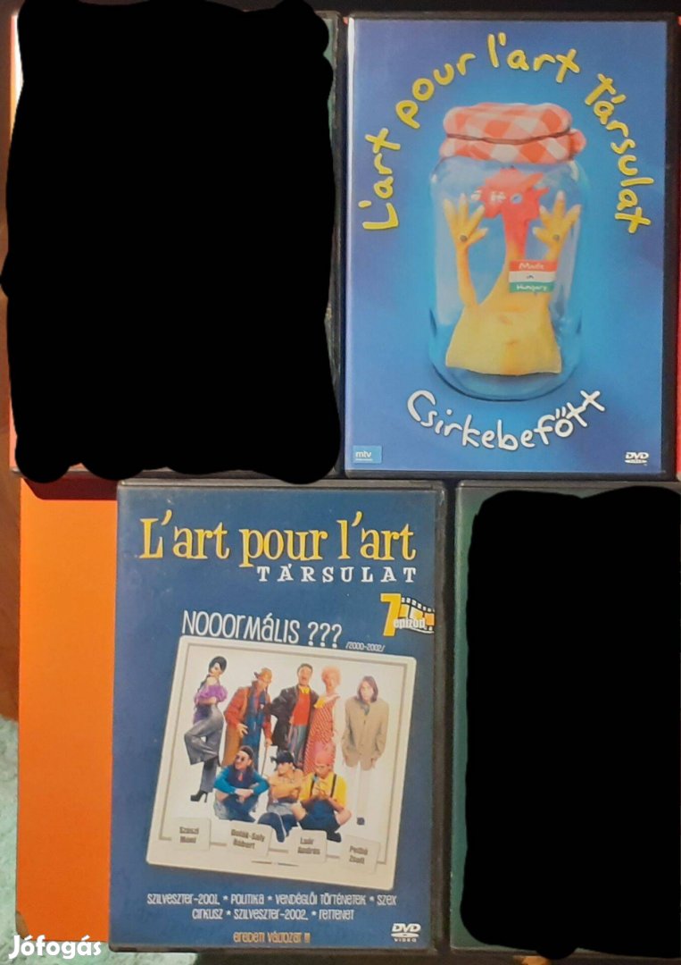 L'art Pour L'art társulat DVD-k