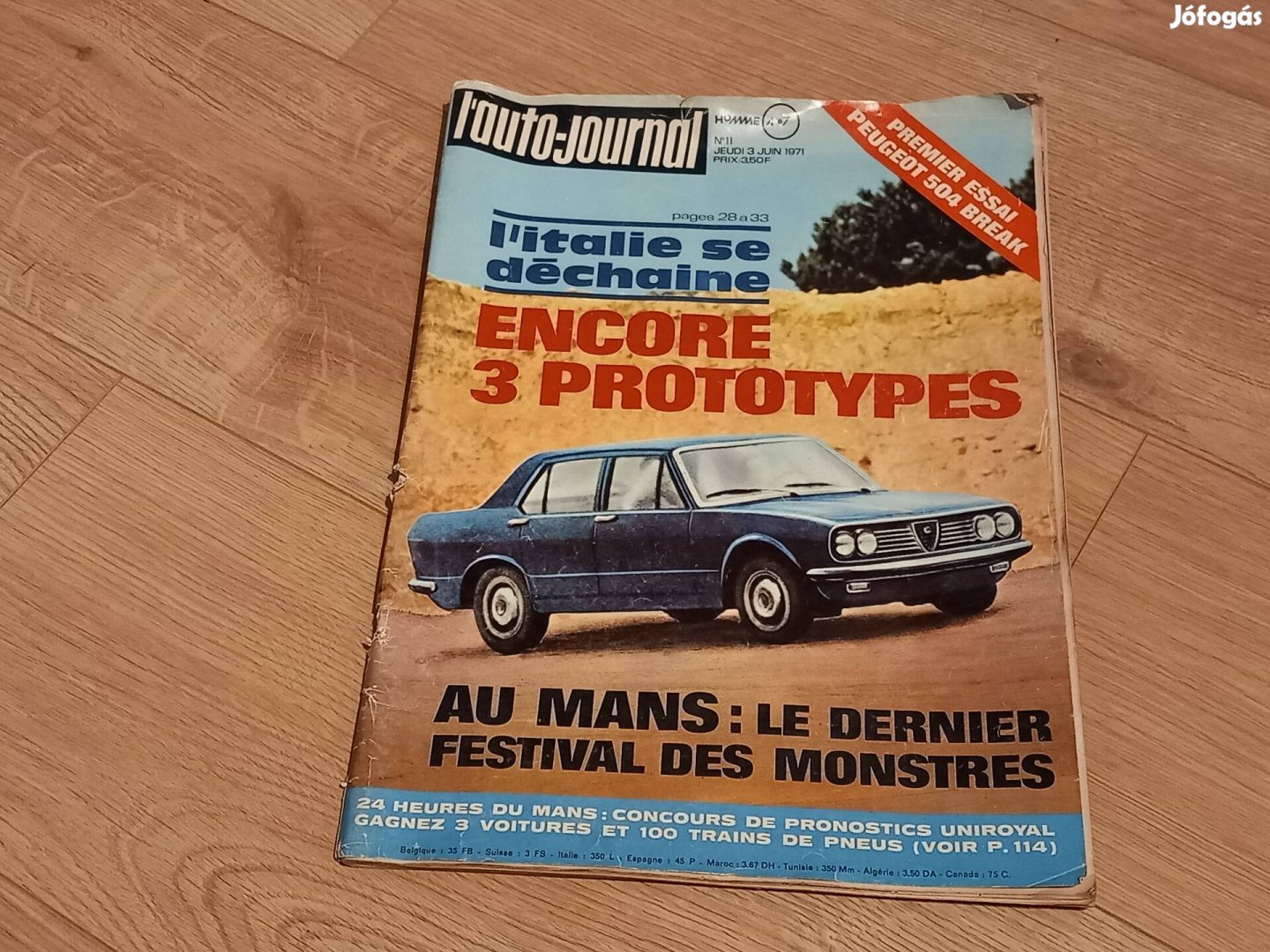 L'auto journal retro régi autós ujság